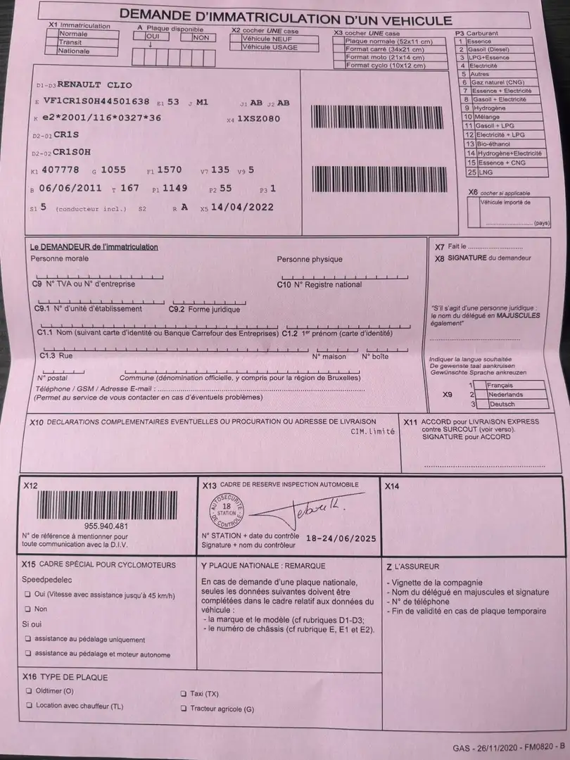 Renault Clio 1.2i 20th - 1