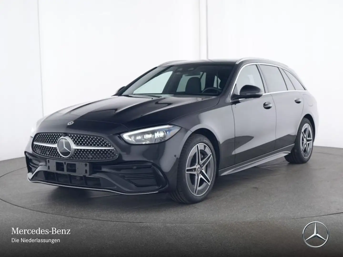 Mercedes-Benz C 300 e T AMG+PANO+AHK+KAMERA+KEYLESS+9G Schwarz - 2