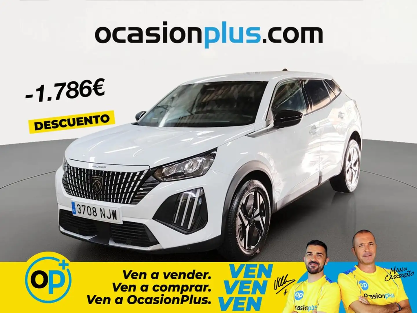 Peugeot 2008 Hybrid Allure eDCS6 145 Blanco - 1