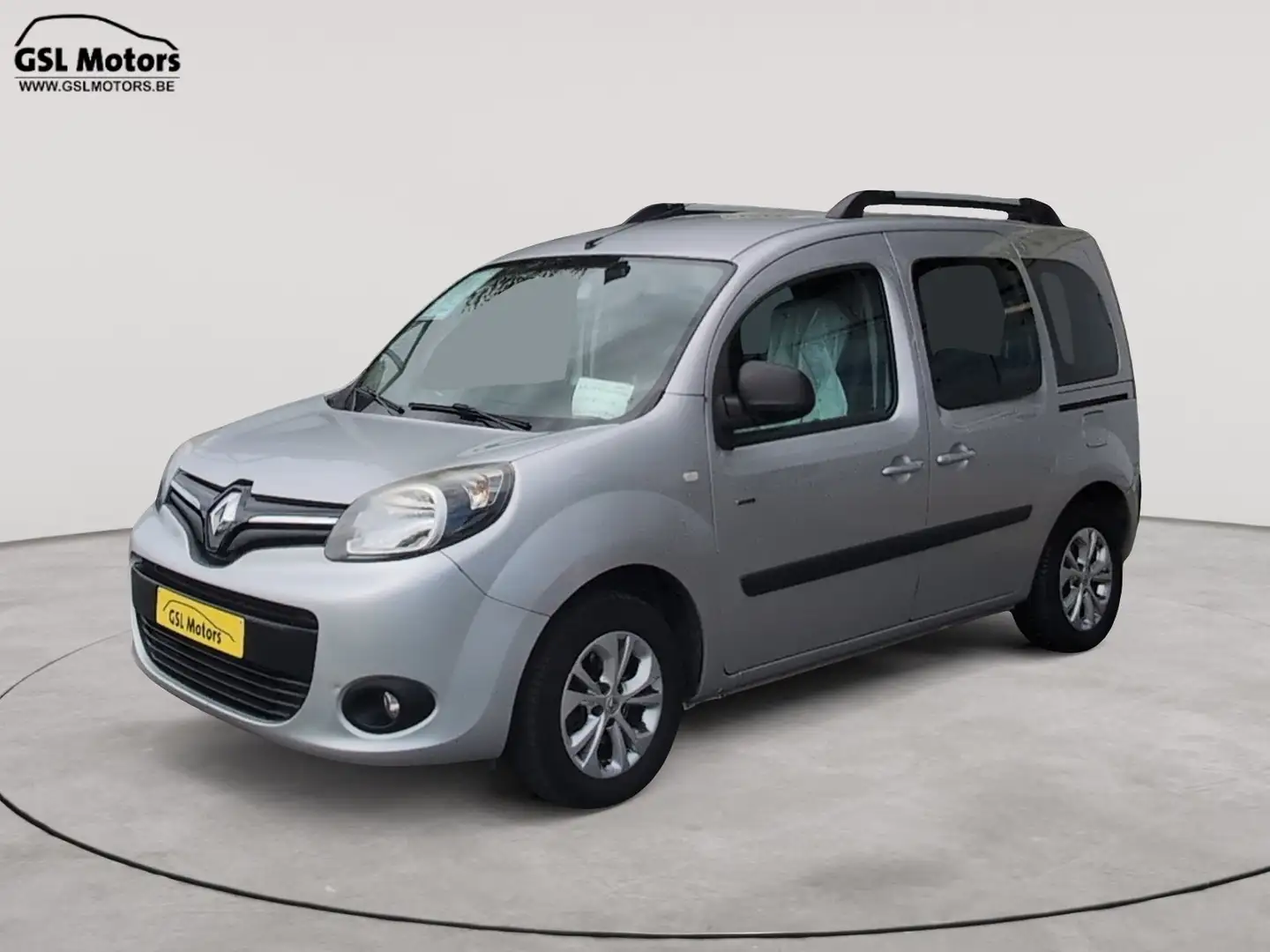Renault Kangoo 1.5dCi 75cv 04/15 gris Airco Capteur USB Bluetooth Zilver - 1