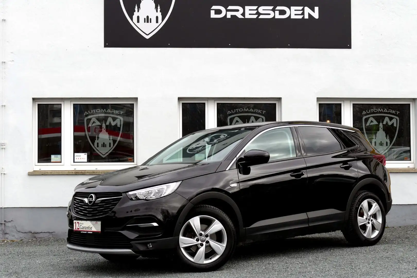 Opel Grandland X 1.2 LED*Navi*Leder*4xSHZ*2.Hand! Schwarz - 1