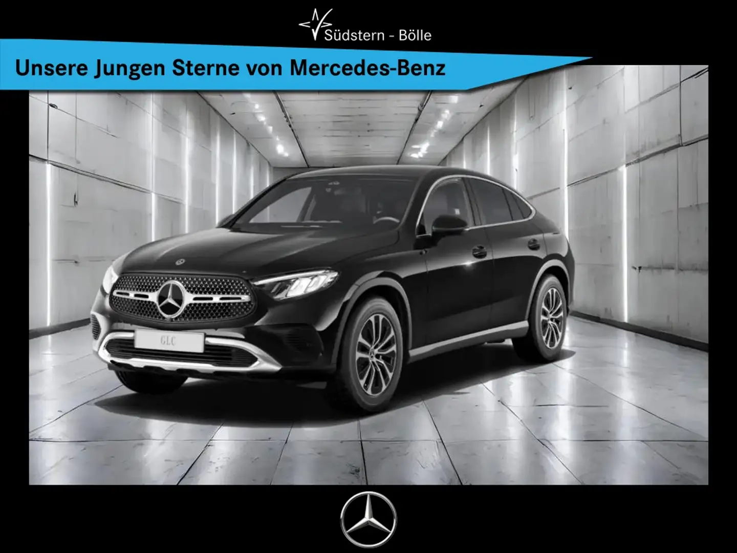 Mercedes-Benz GLC 220 d 4M Coupe +AVANTGARDE+DISTRO+KAMERA+SHZ Noir - 1