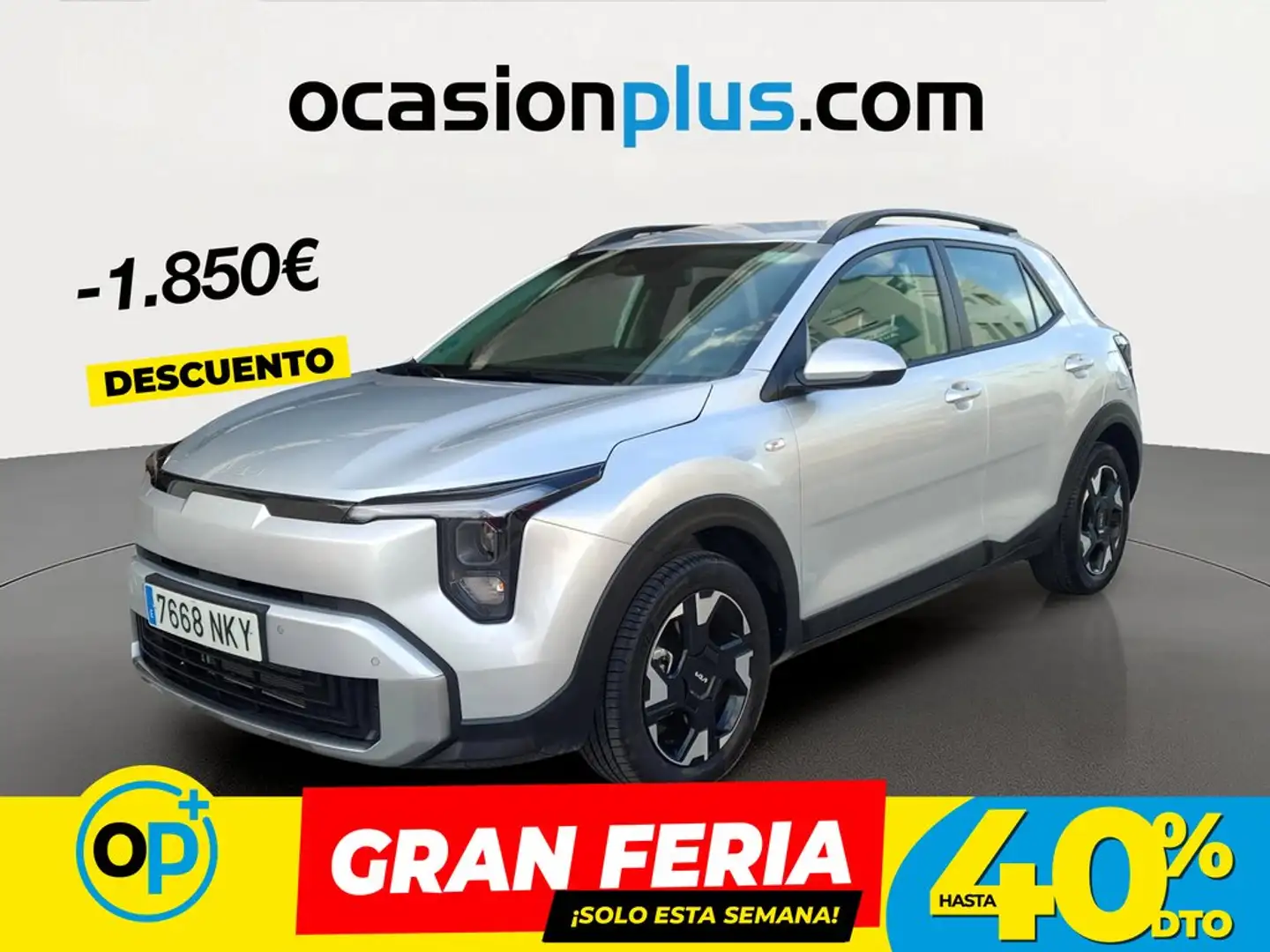 Kia Stonic 1.0 T-GDi MHEV Concept 100 Gris - 1