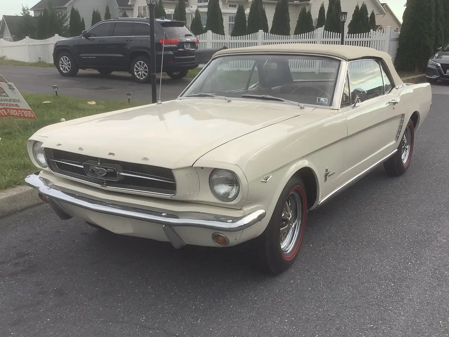 Ford Mustang cabriolet Wit - 1