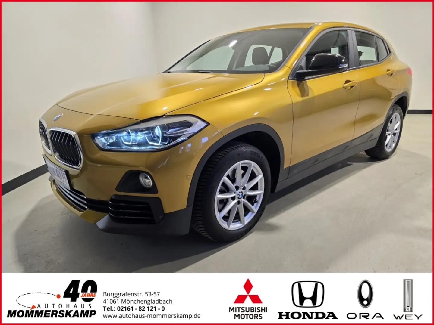 BMW X2 sDrive 20 i Advantage+Automatik+Allwetter+PDC+Navi Or - 1