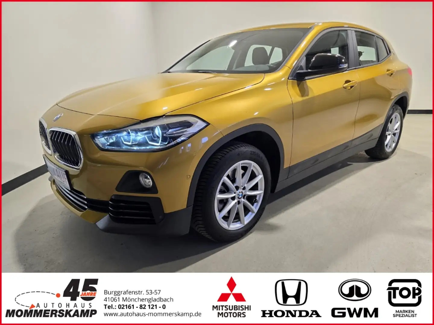 BMW X2 sDrive 20 i Advantage+Automatik+Allwetter+PDC+Navi Or - 1