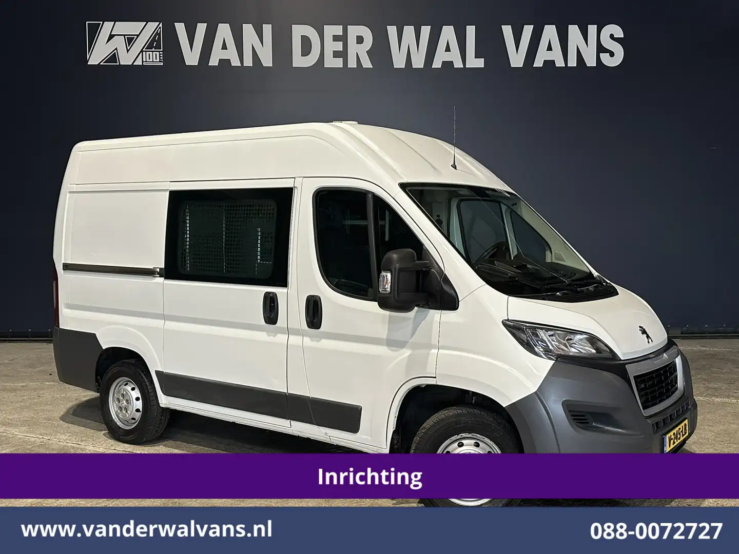 Peugeot Boxer 2.0 BlueHDI 131pk L1H2 inrichting Euro6 Airco | Ca Wit - 1