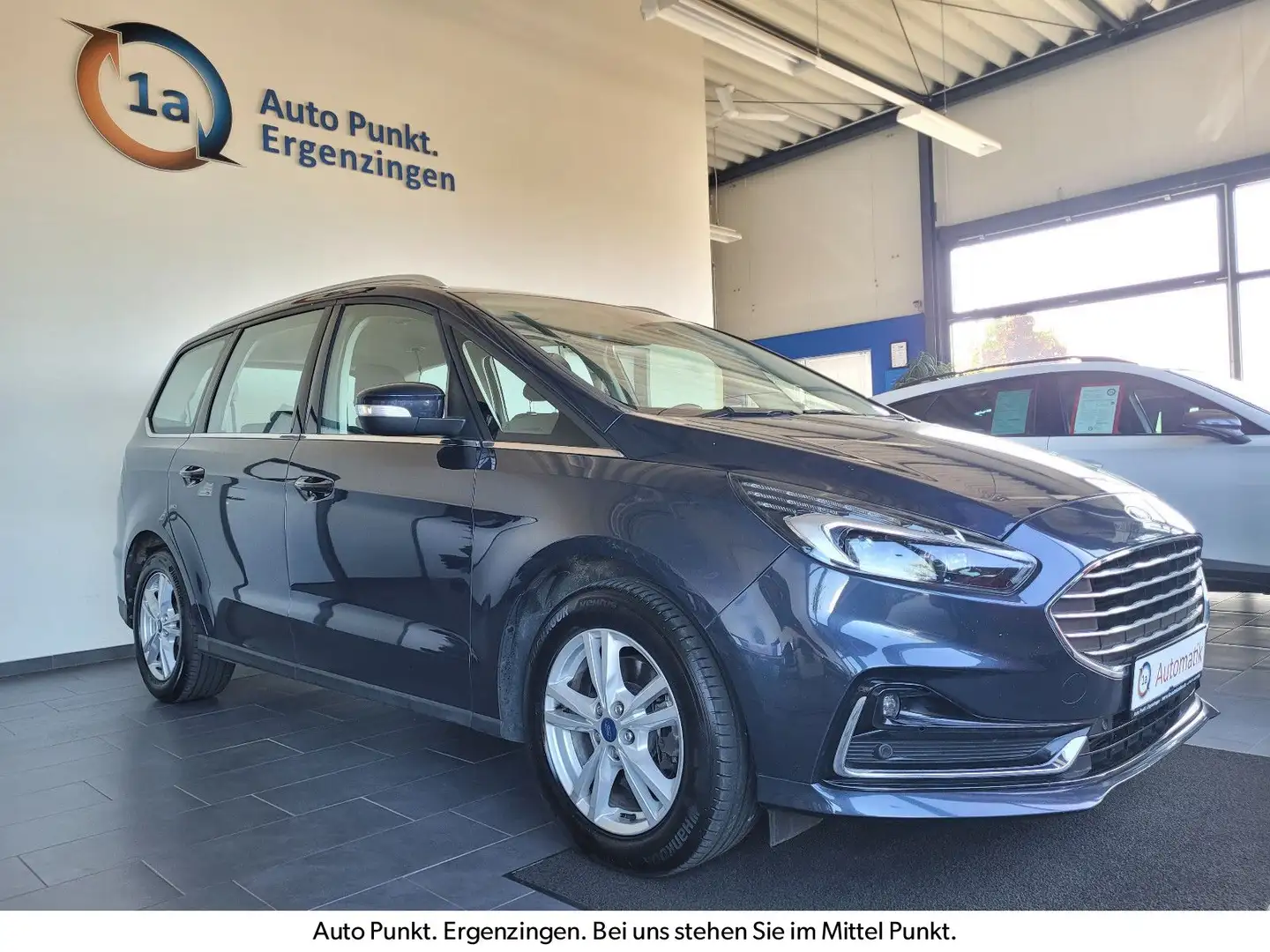 Ford Galaxy EcoBlue Autom. Titanium m. AHK/LED/Kamera Bleu - 1