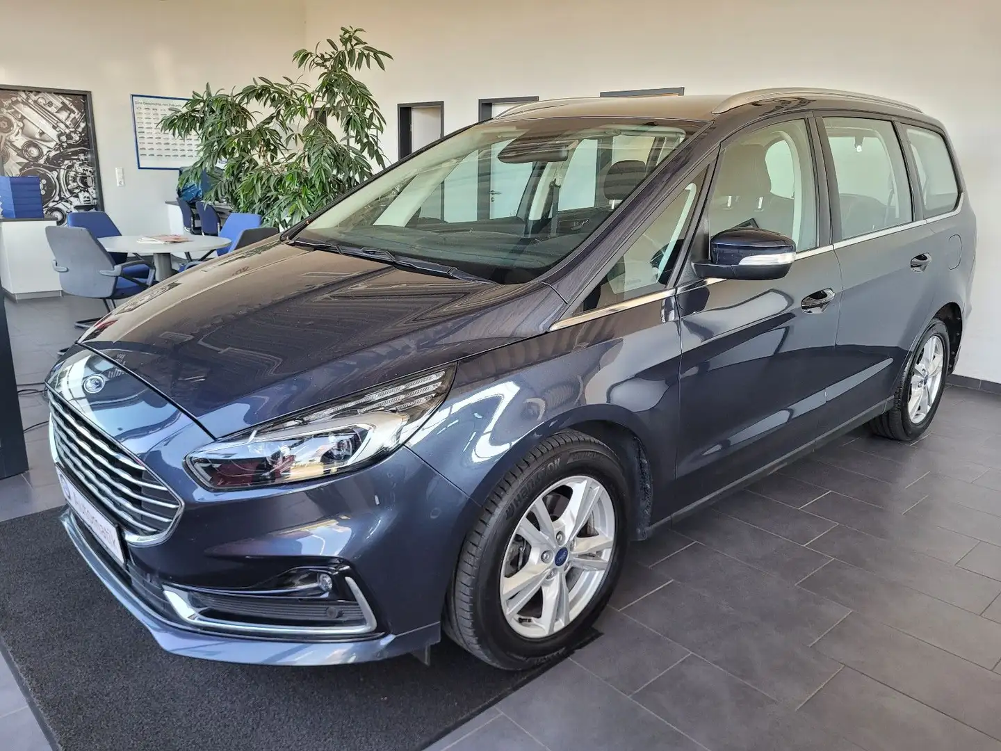 Ford Galaxy EcoBlue Autom. Titanium m. AHK/LED/Kamera Bleu - 2