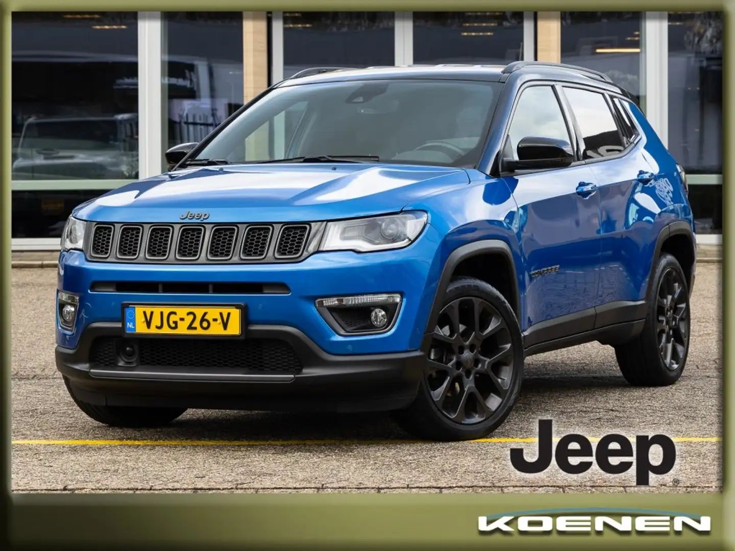 Jeep Compass 1.3T 150pk S Automaat GRIJS KENTEKEN!/ CLIMA / LEE Blau - 1