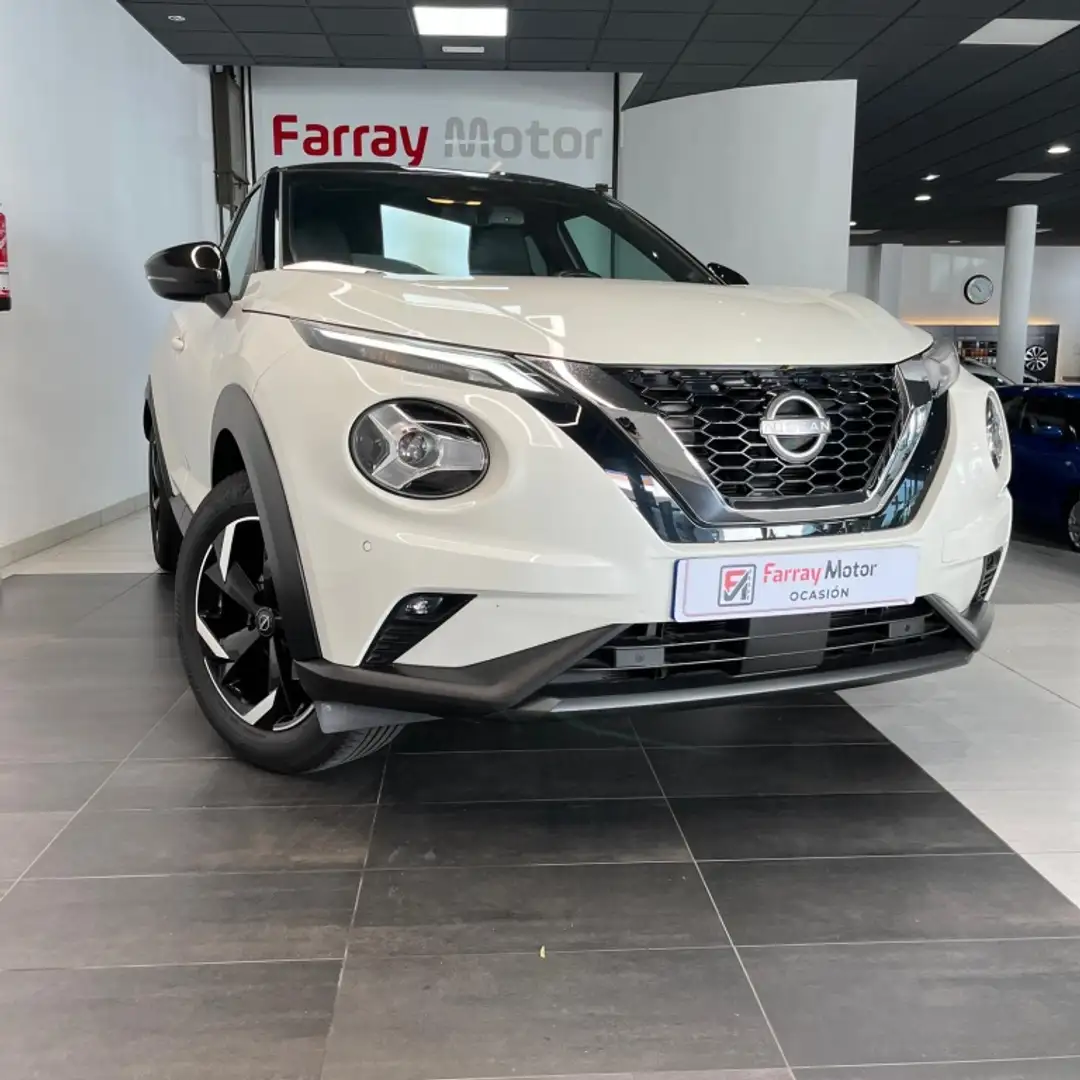 Nissan Juke 1.0 DIG-T N-Connecta 4x2 114 Blanc - 2