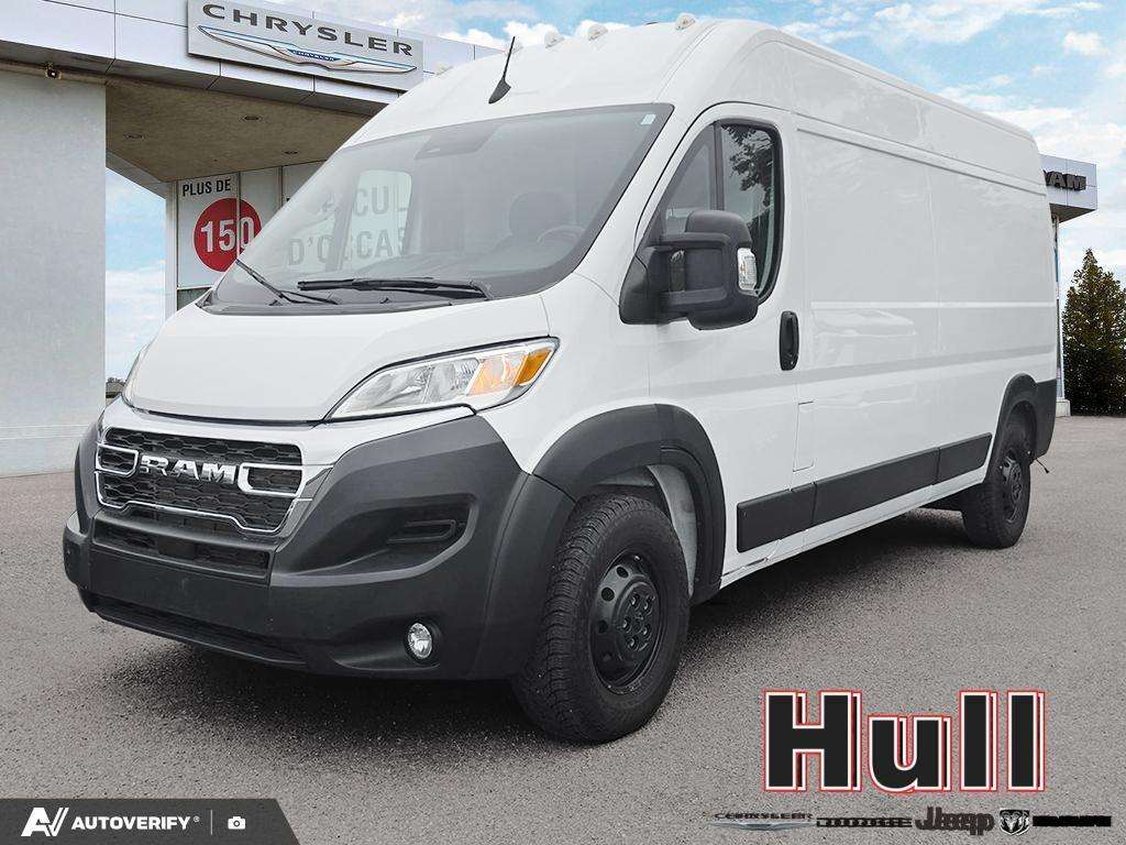 White 2023 RAM ProMaster Van Front-Wheel Drive Automatic