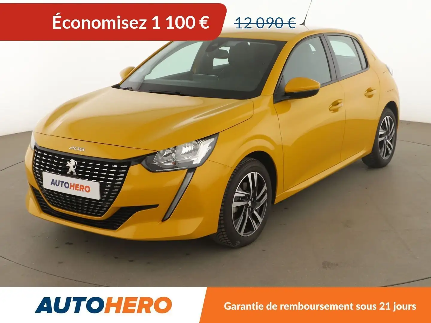 Peugeot 208 1.2 PureTech Allure Jaune - 1