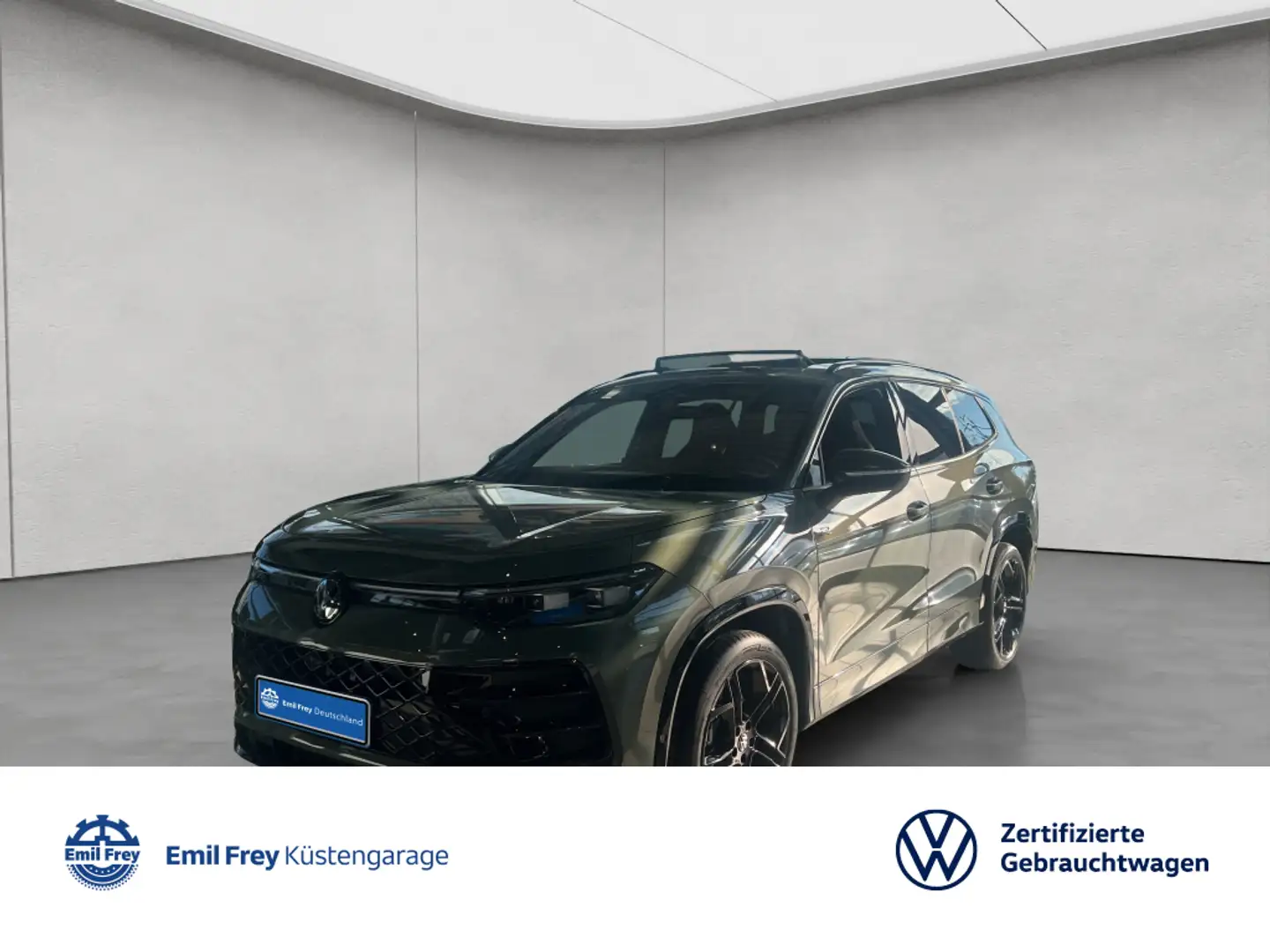 Volkswagen Tayron 2.0 TDI DSG 4 MOTION R-Line NAVI 360° AHK P Grün - 1