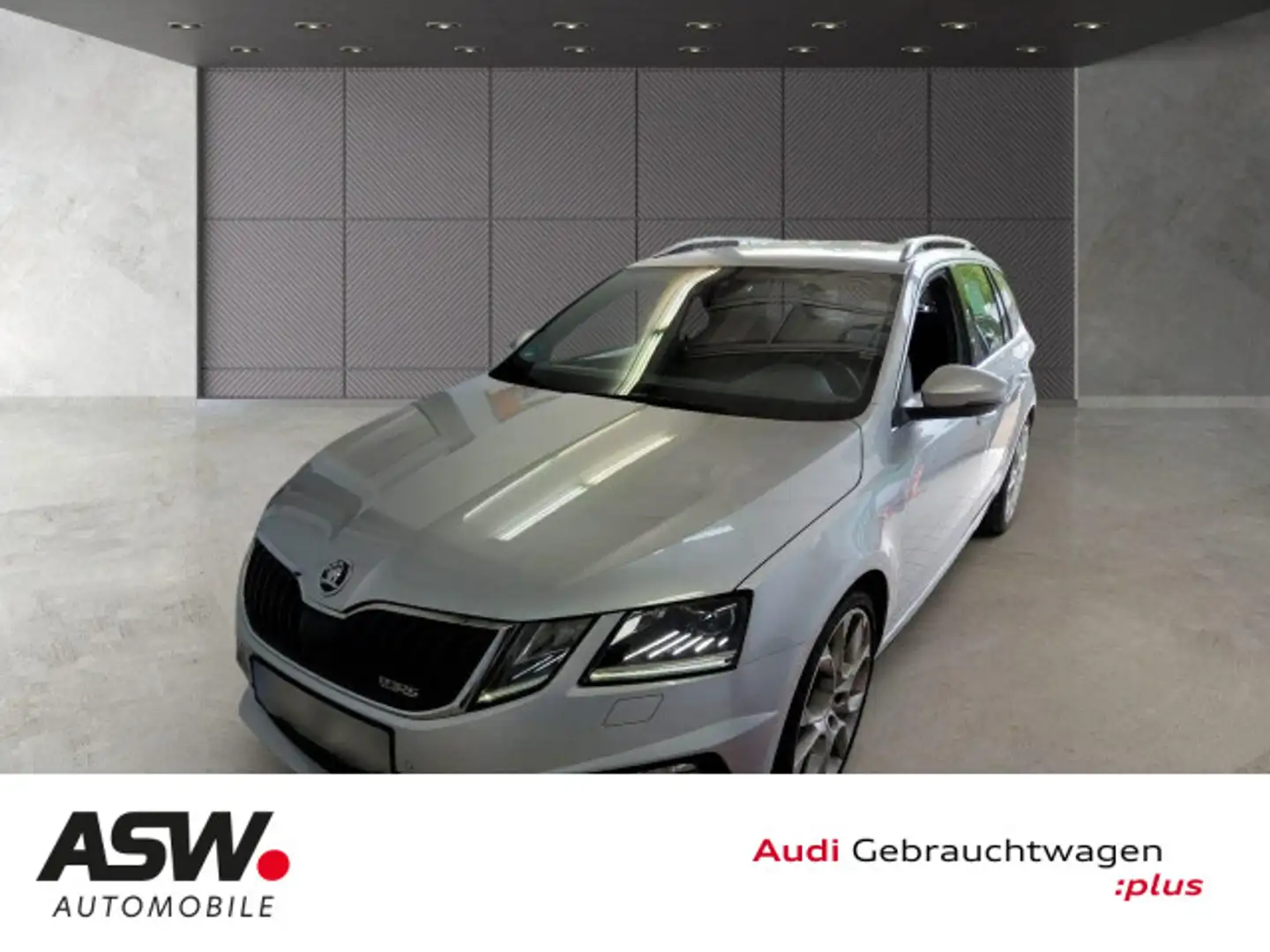 Skoda Octavia Combi RS 2.0TDI 4x4 DSG LED Navi PDC AHK Argent - 1