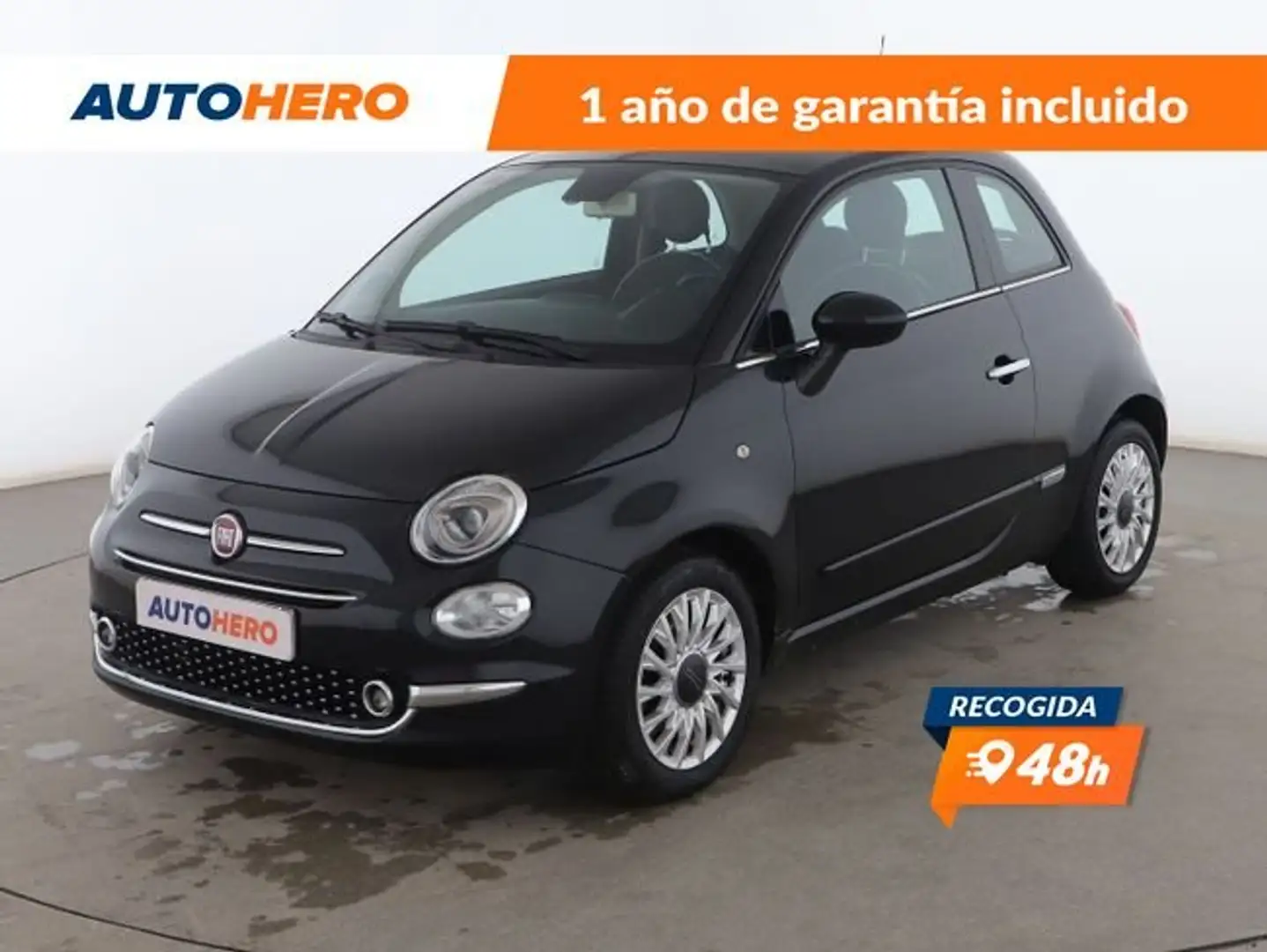 Fiat 500 1.2 Lounge Negro - 1