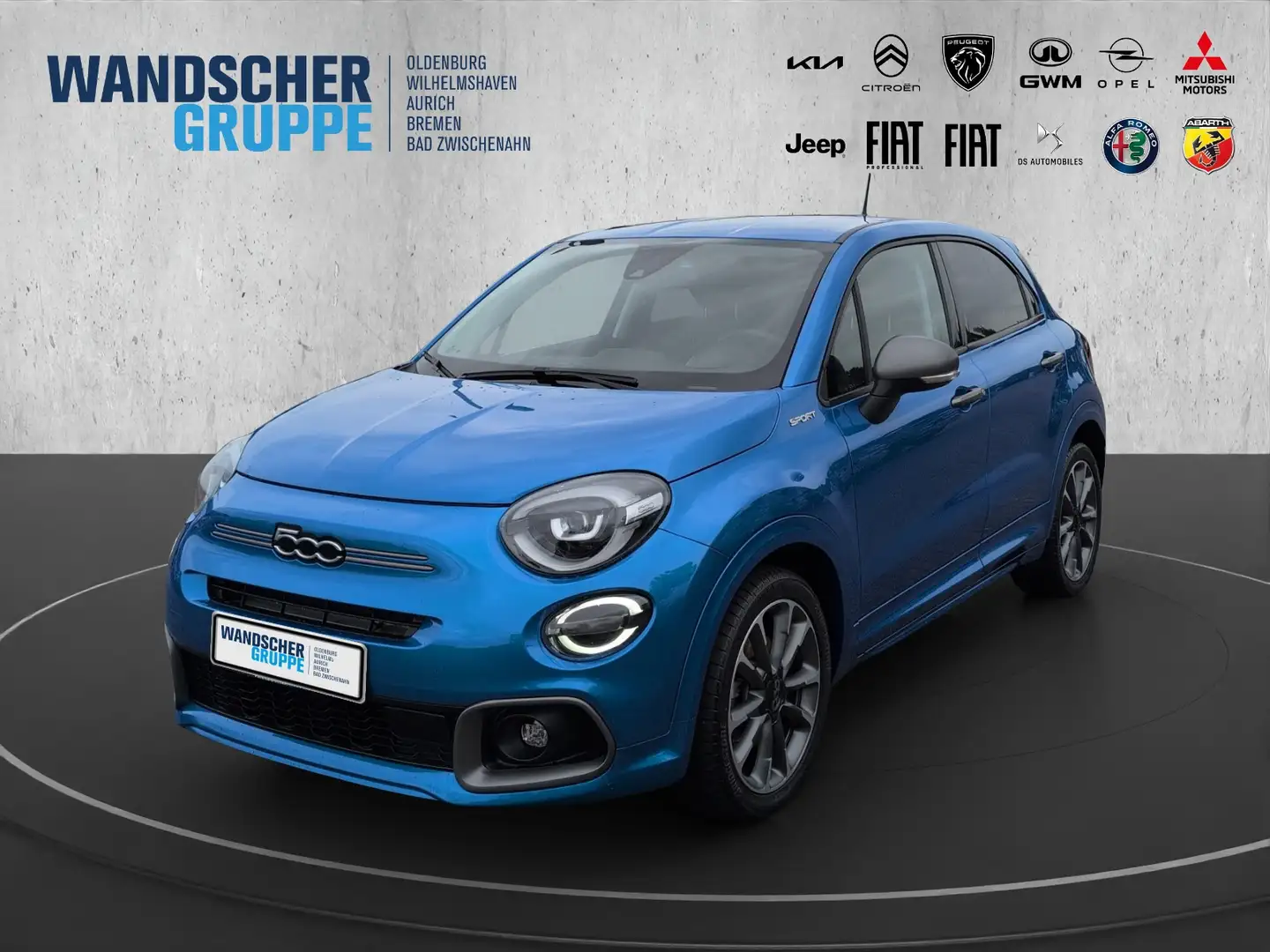 Fiat 500X SPORT 1.5 130PS MHEV *KAMERA*WINTER-PAKET* Blau - 1