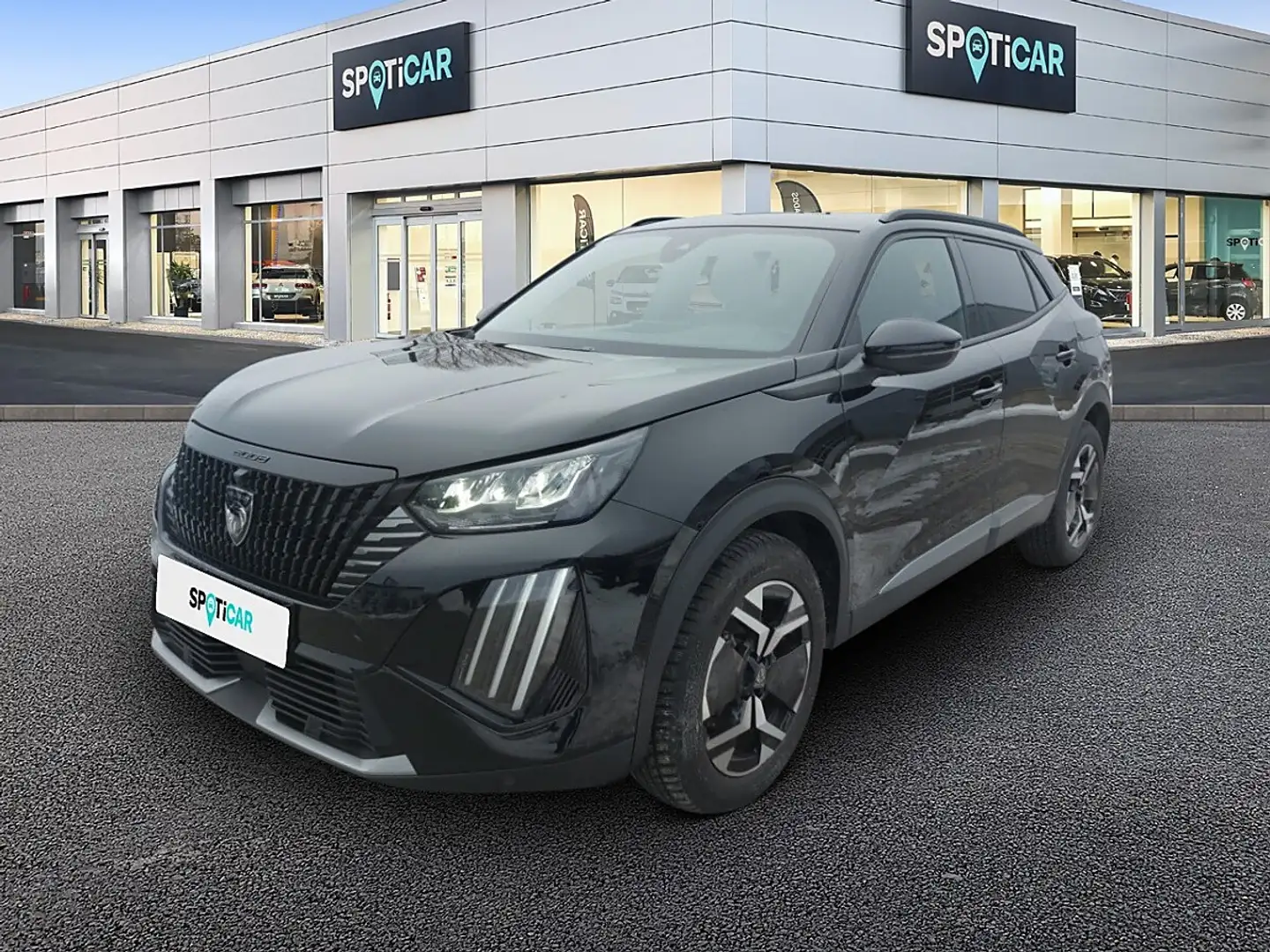 Peugeot 2008 Hybrid 145 e-DCS6 Allure Schwarz - 1