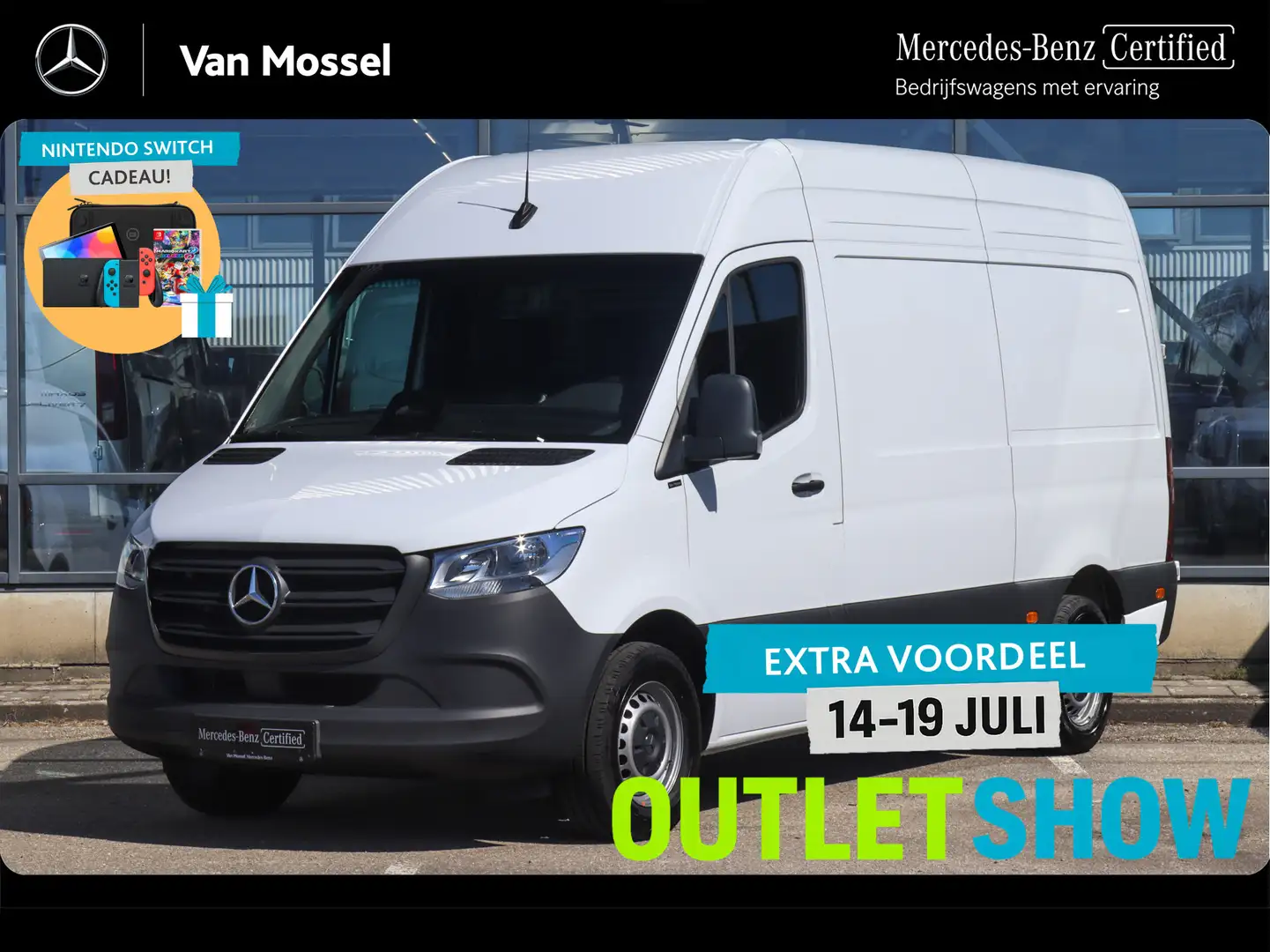 Mercedes-Benz Sprinter 315 CDI L2H2 RWD Pro | AIRCO/NAVI/CAMERA/CRUISE | Wit - 1
