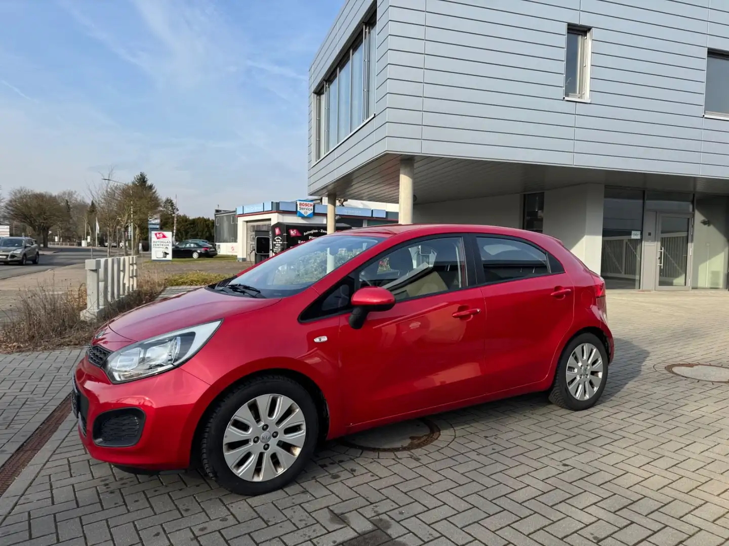 Kia Rio Edition 7 KLIMA 4 TÜREN ELEKTRISCHE FENSTER Rot - 2