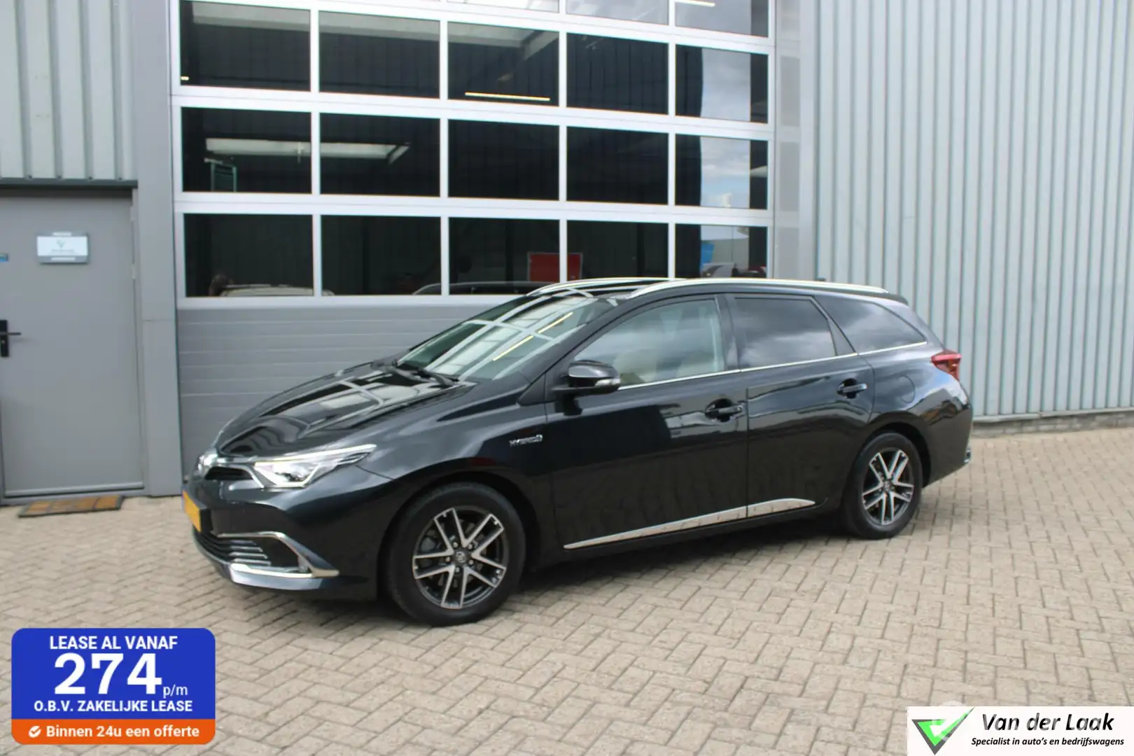 Toyota Auris Touring Sports 1.8 Hybrid Lease pro | Beige Leer | Zwart - 1