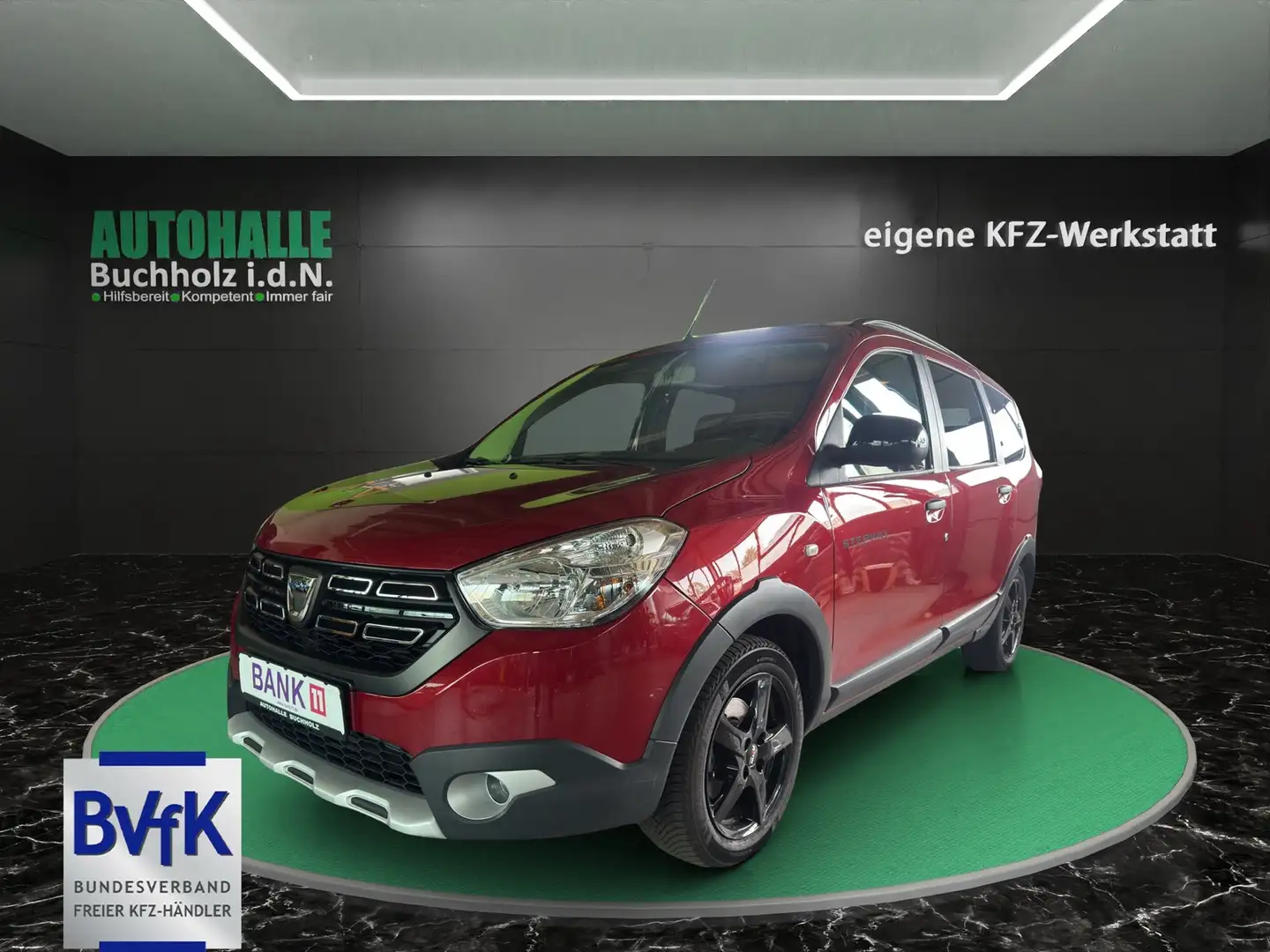 Dacia Lodgy Stepway Plus ~15 Jahre Jubiläum~96 KW~131 PS~6 Gan Rood - 1