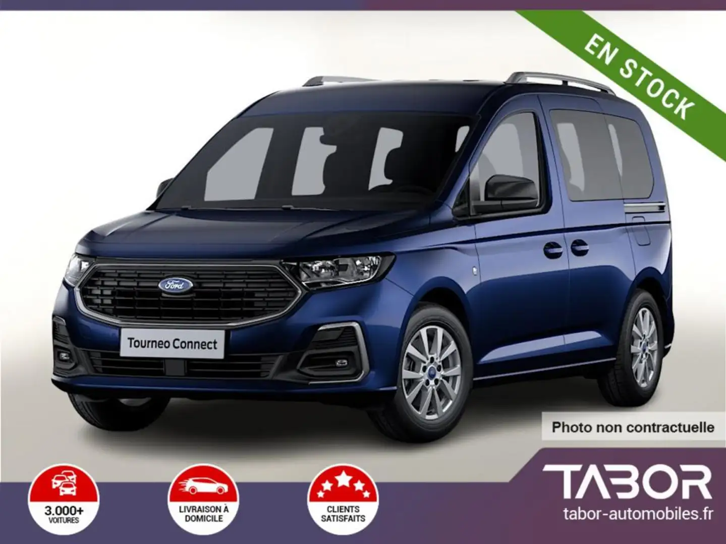 Ford Tourneo Connect 2.0 TDCI 102 Tit. PDC Bleu - 1