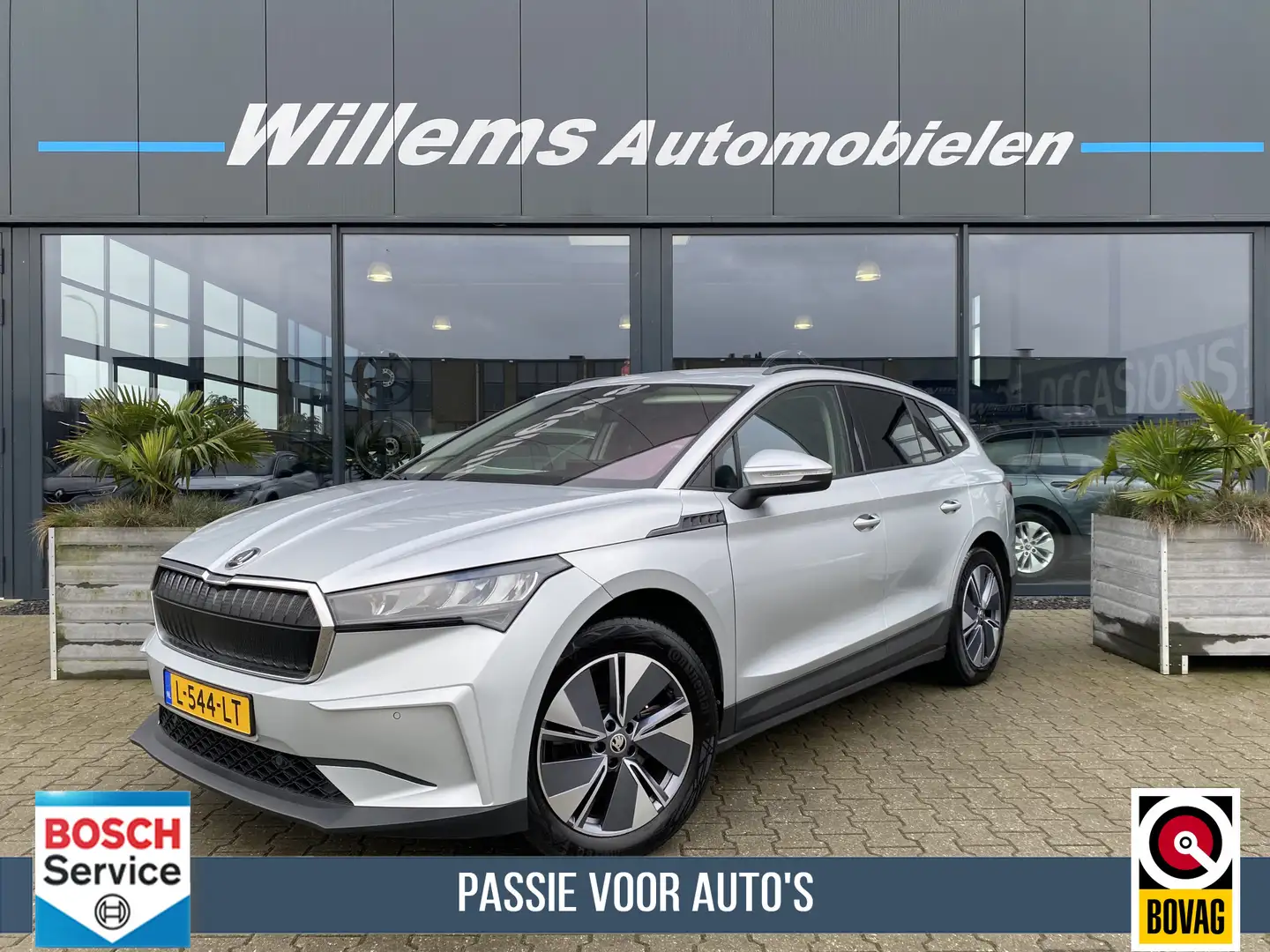 Skoda Enyaq iV 60 App Connect, Navigatie , Camera ,Stoel & Stu Gris - 1