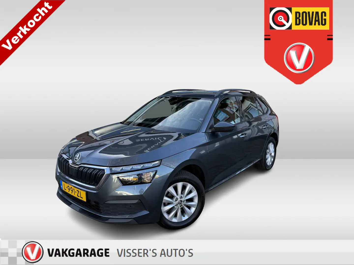 Skoda Kamiq 1.0 TSI Business Edition trekhaak parkeersensoren Gris - 1