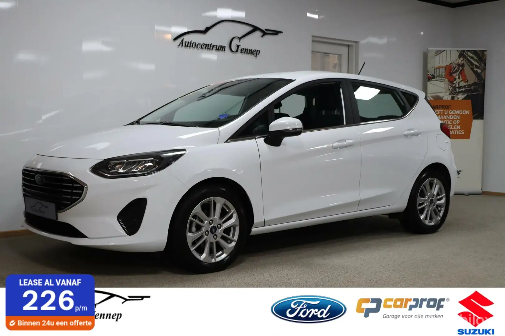 Ford Fiesta 1.0 EcoBoost Hybrid Titanium|UNIEK IN NL | VAN | Blanc - 1