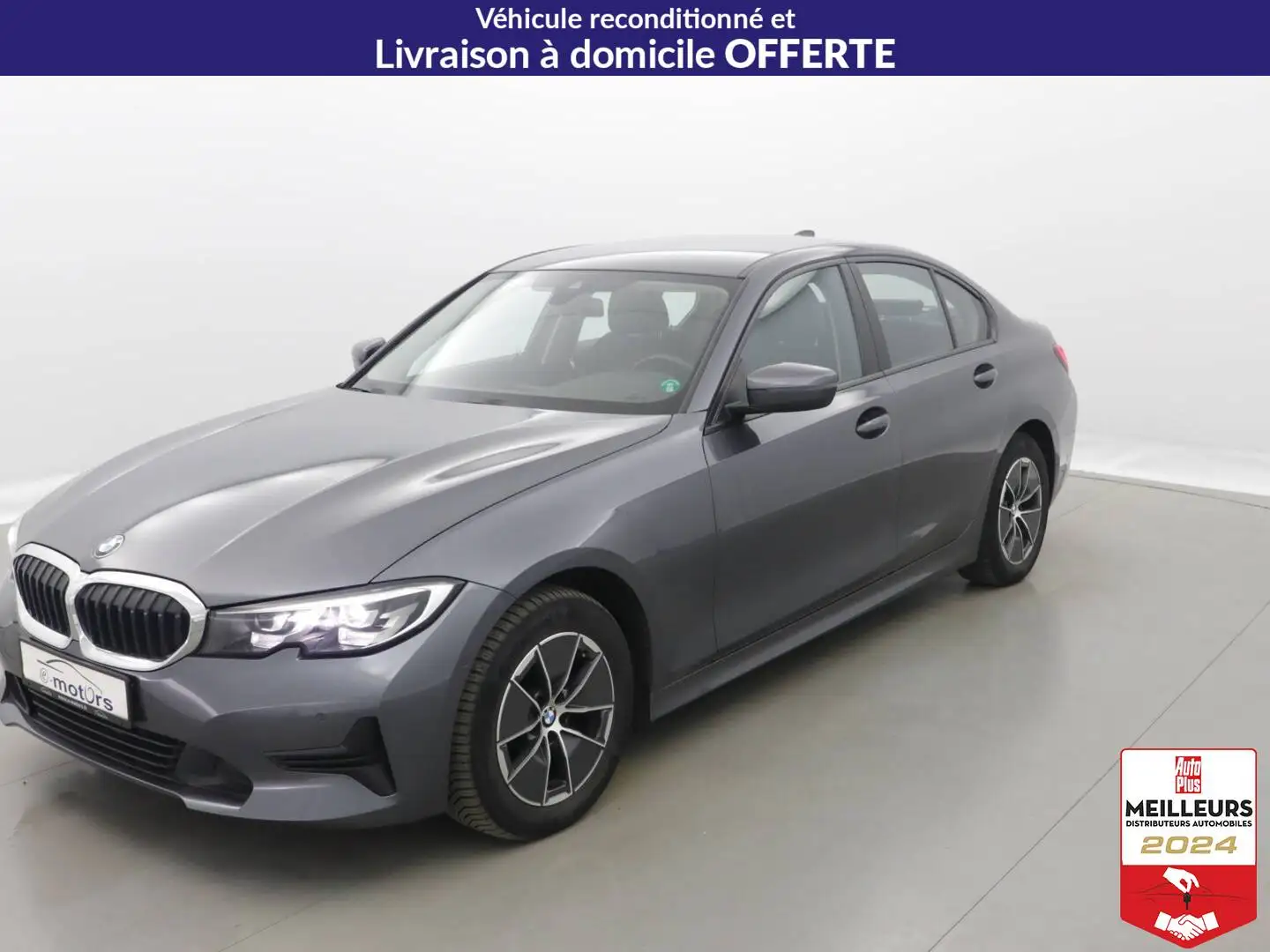 BMW 316 316d 122 BVA8 Lounge +GPS Blanc - 1
