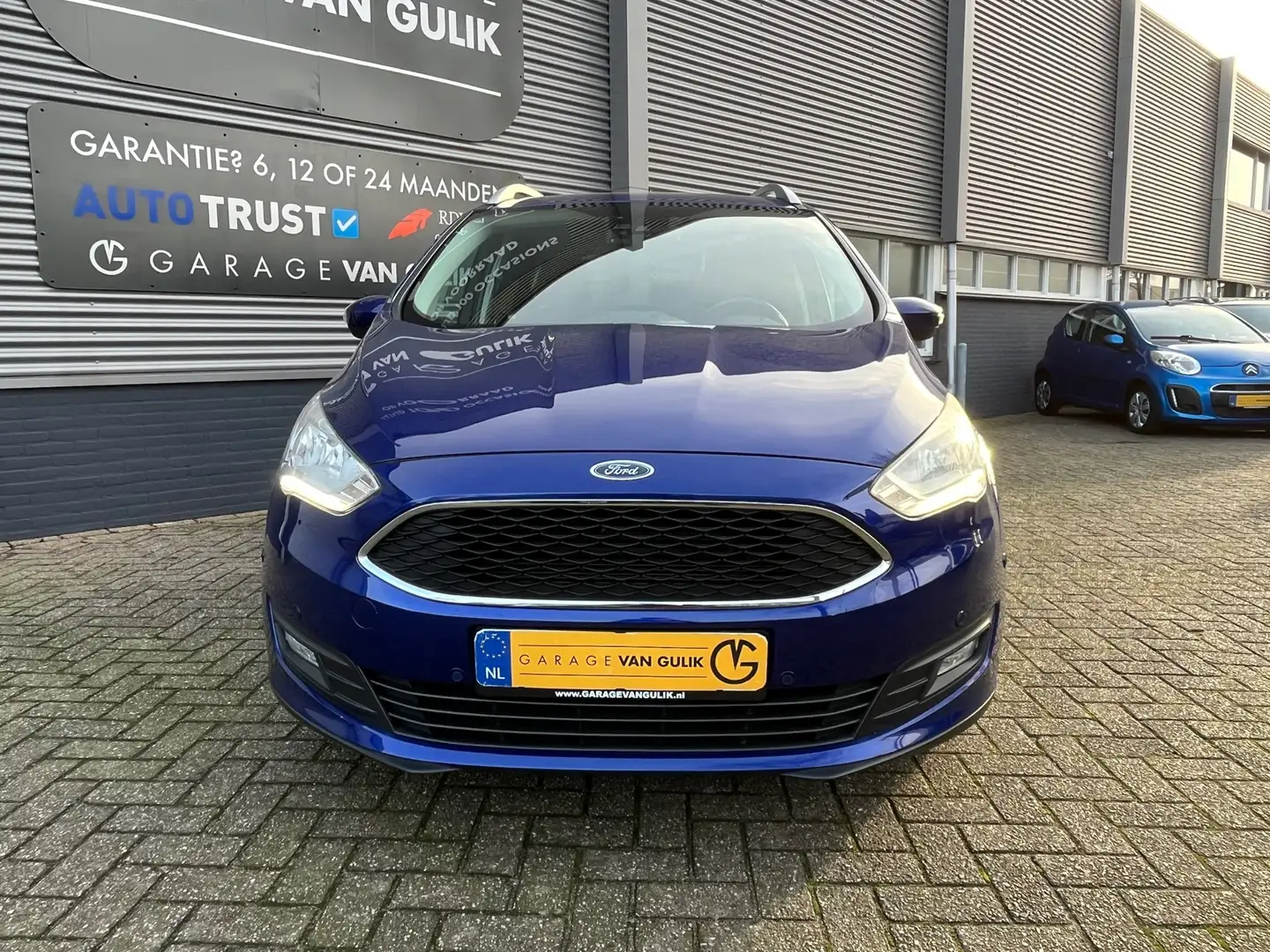 Ford Grand C-Max 1.5 150PK AUTOMAAT Titanium 7personen Navi,Clima,C Blauw - 2