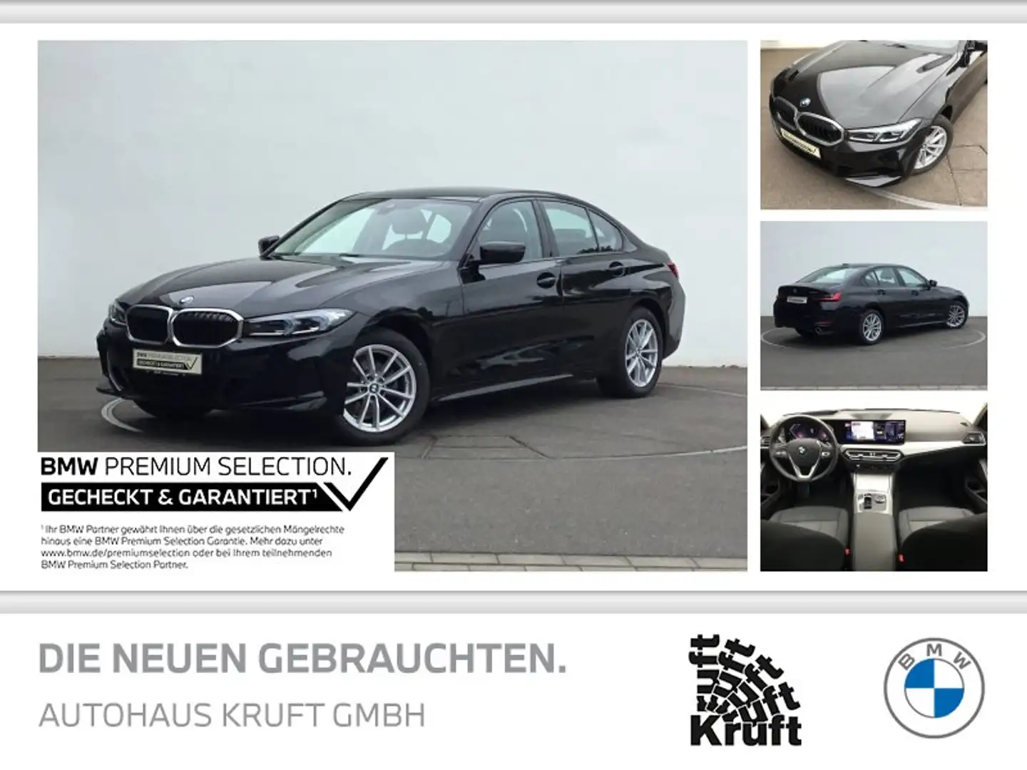 BMW 320 i xDrive LCPROF+HUD+KAMERA+ESITZE+LED Schwarz - 1