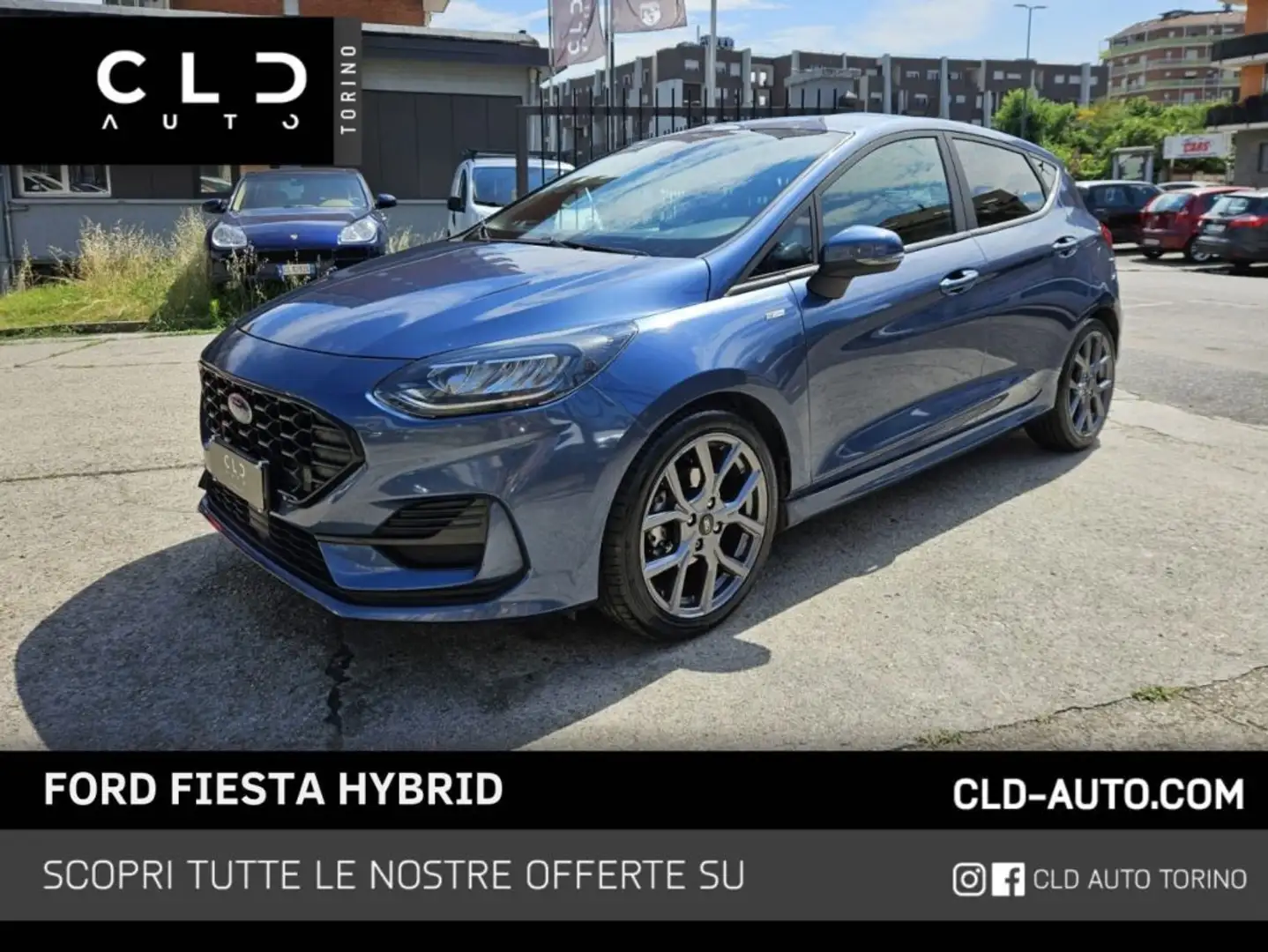 Ford Fiesta 1.0 Ecoboost Hybrid 125 CV 5 porte ST-Line Blu/Azzurro - 1