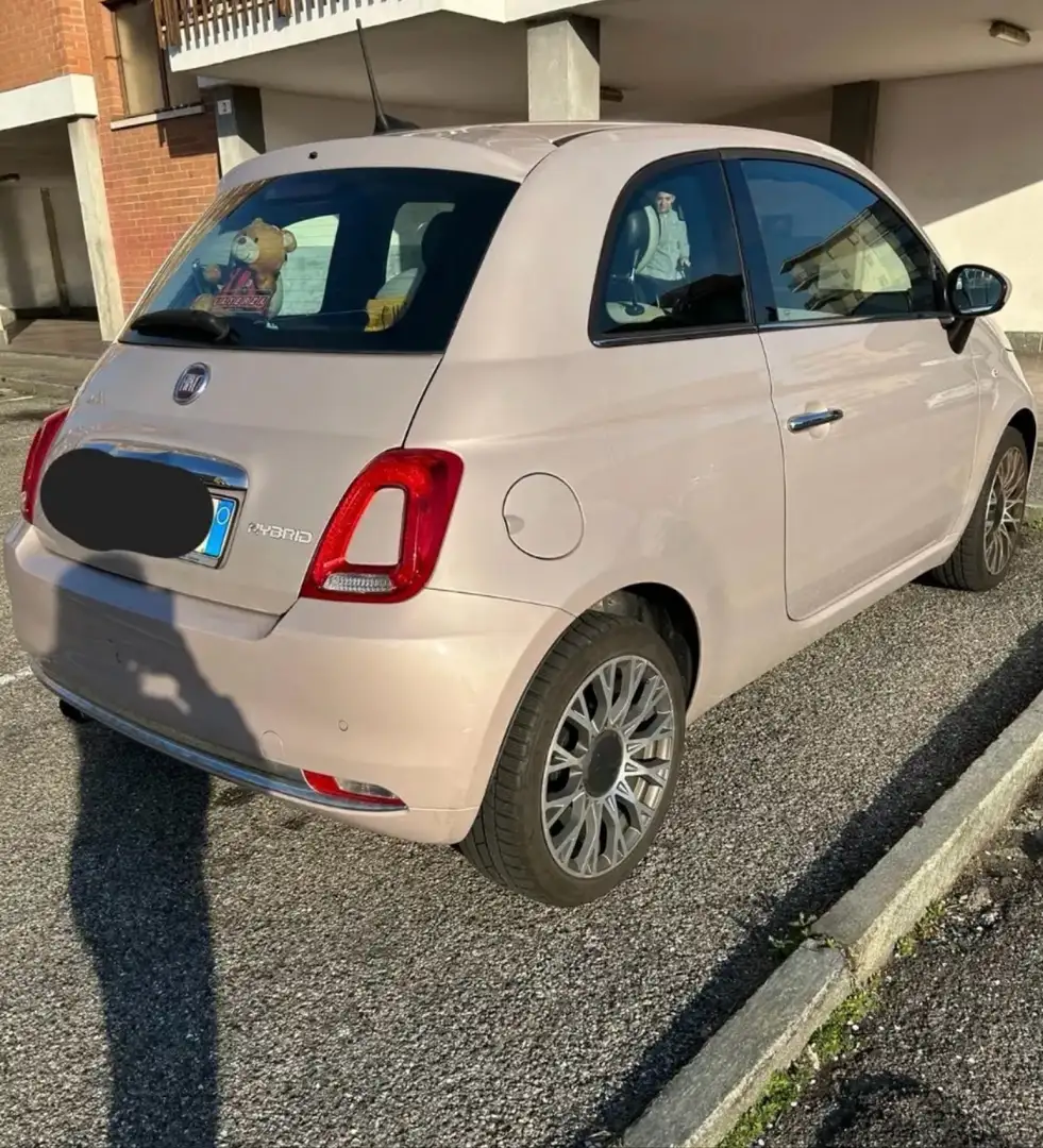 Fiat 500 1.0 hybrid Rockstar 70cv Lilla - 2