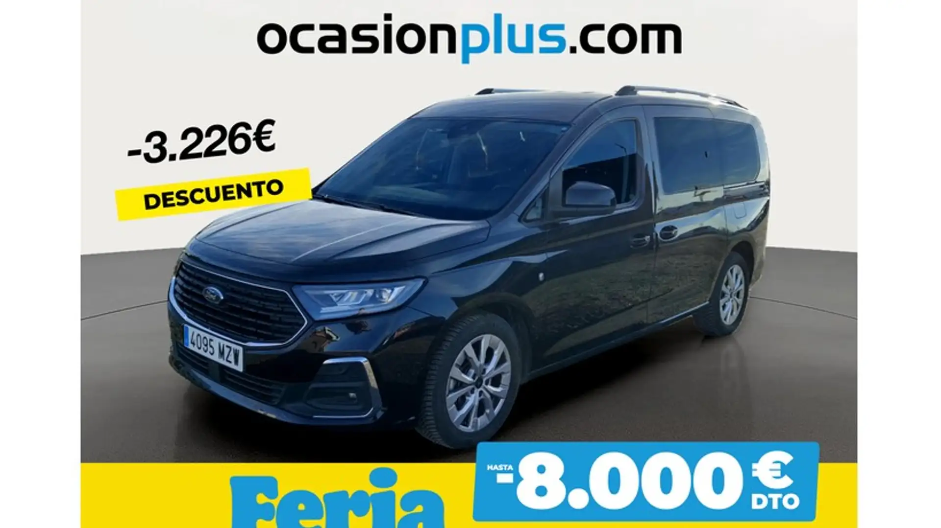 Ford Tourneo Connect Grand 2.0 Ecoblue LWB L2 Titanium 122 Aut. Noir - 1