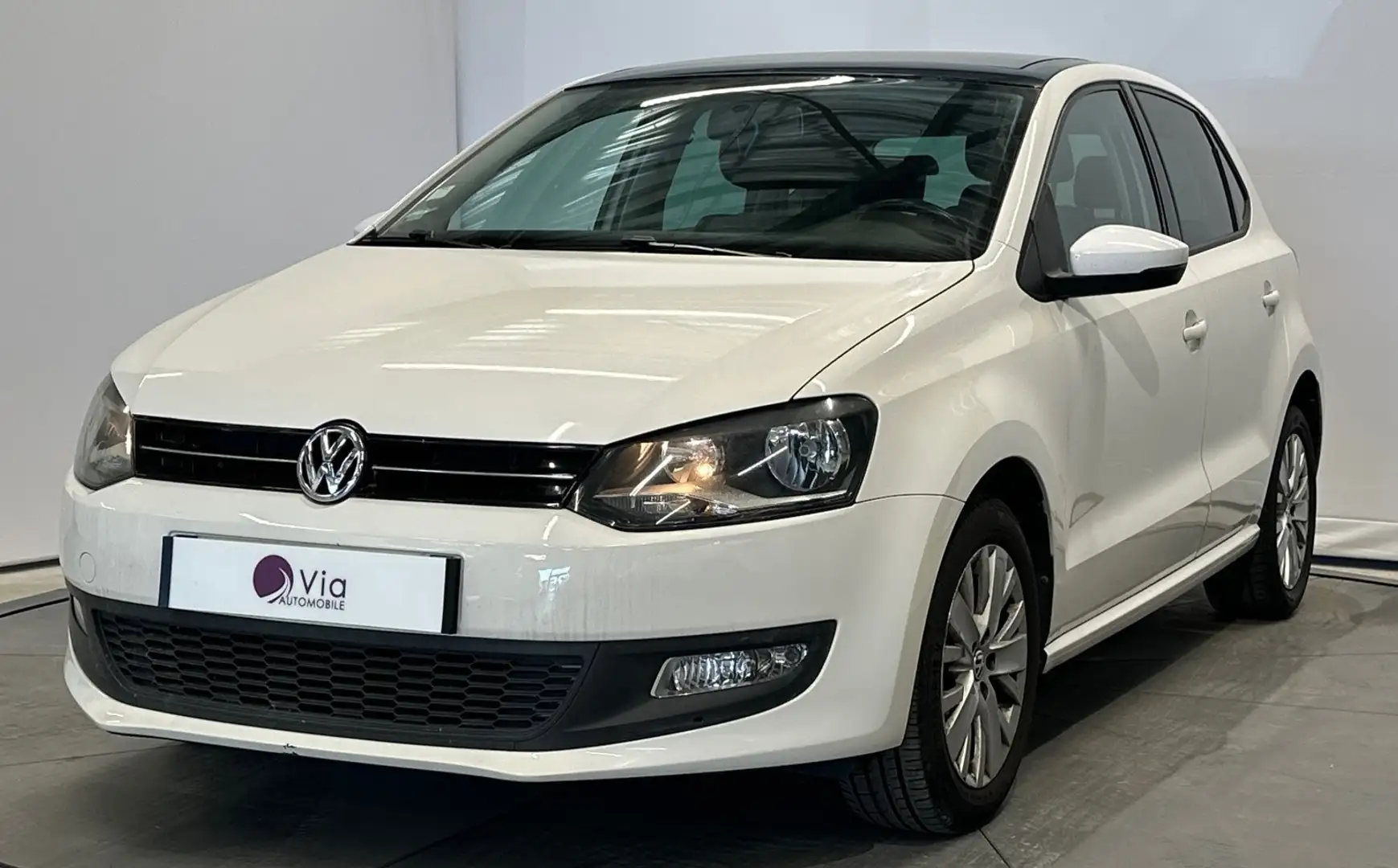 Volkswagen Polo 1.6 TDI 90 Serie Speciale Match II TOIT OUVRANT Blanc - 1