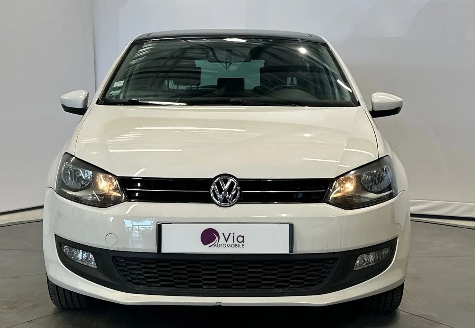Volkswagen Polo 1.6 TDI 90 Serie Speciale Match II TOIT OUVRANT Blanc - 2