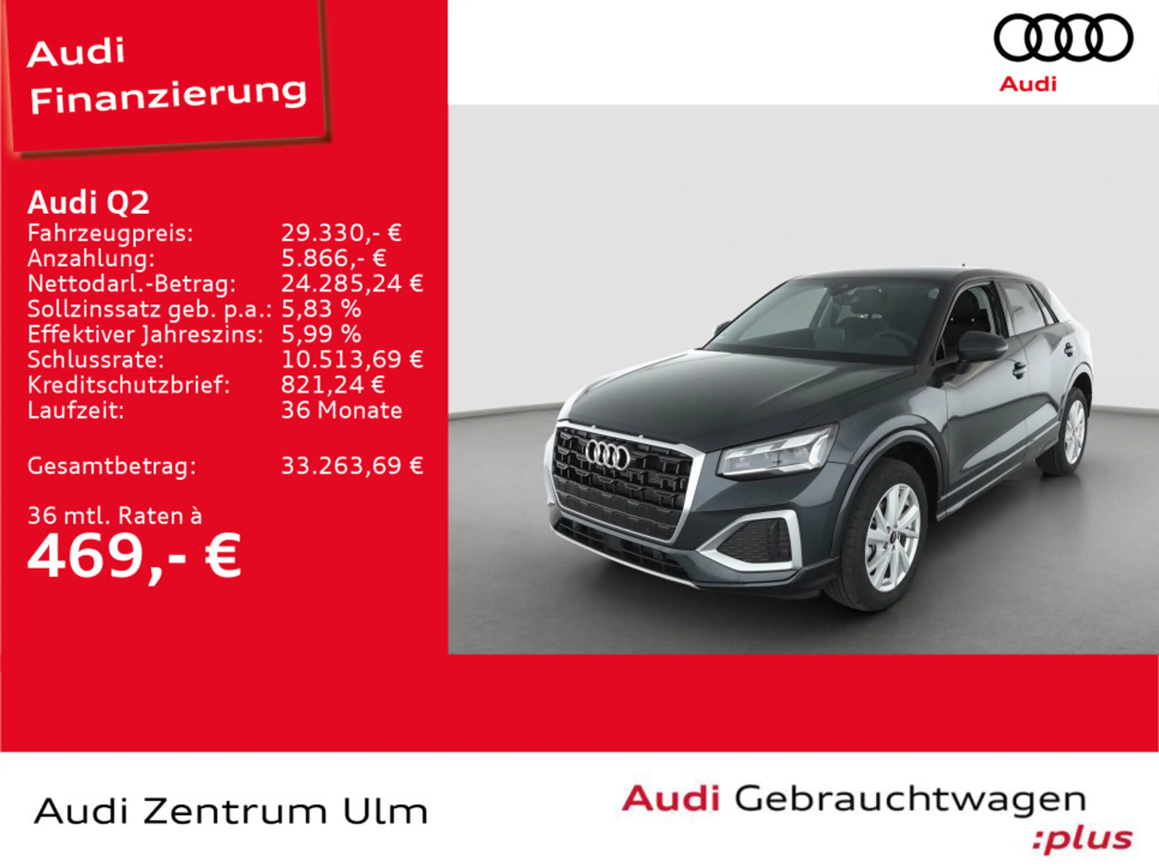 Audi Q2 advanced 35 TFSI AHK KAM MATRIX NAV SHZ 5JGAR — photo 3