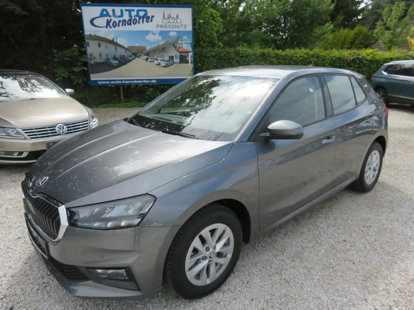 Skoda Fabia Selection 1.0 MPI LED PDC MFL Grau - 1