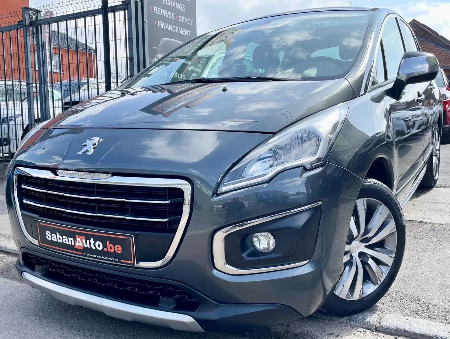 Peugeot 3008 1.6i Turbo Allure • TOIT PANO • NAVI • LED Grijs - 1