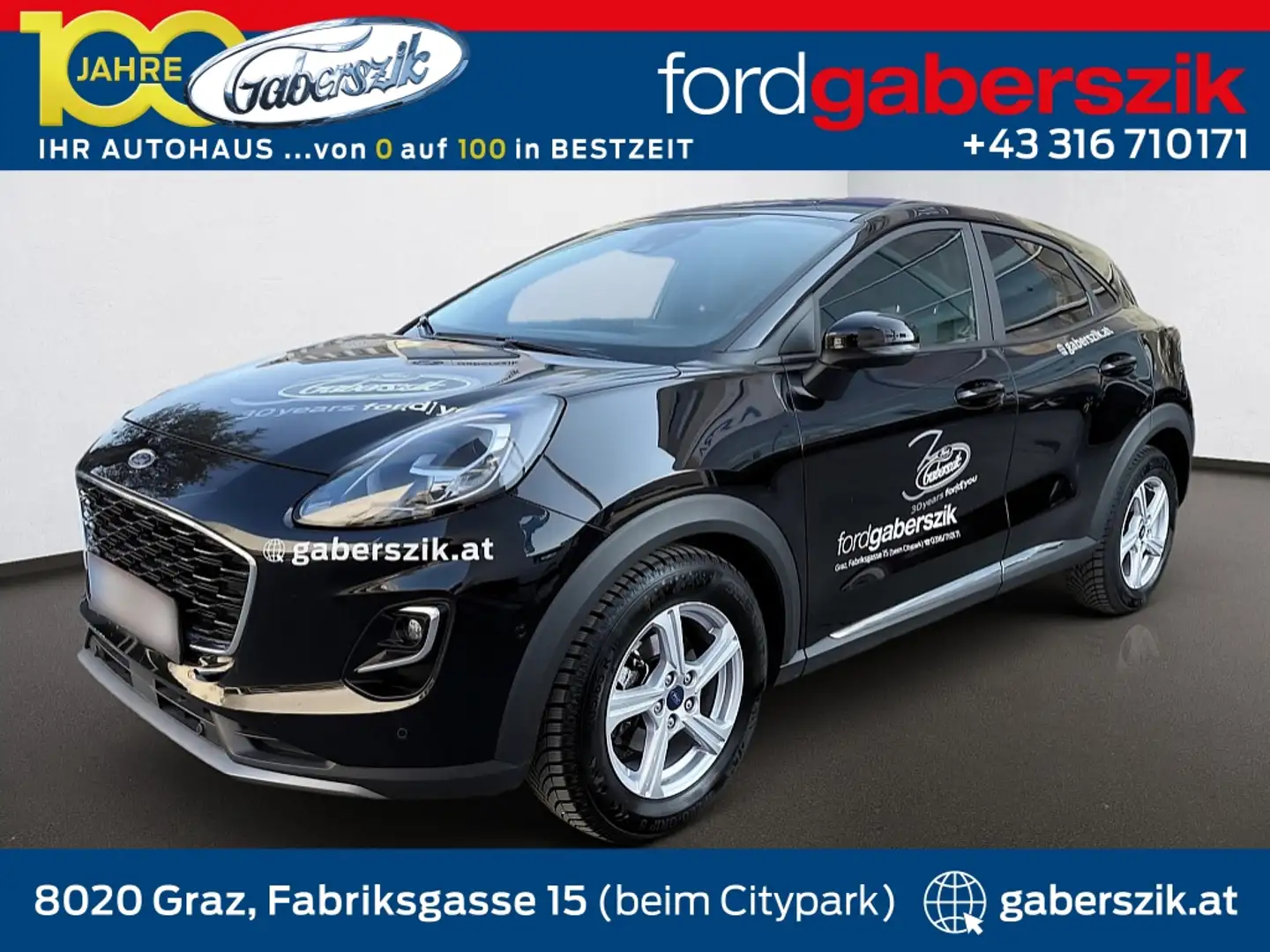 Ford Puma 1,0 EcoBoost Hybrid Titanium *VORFÜHRWAGEN* Schwarz - 1