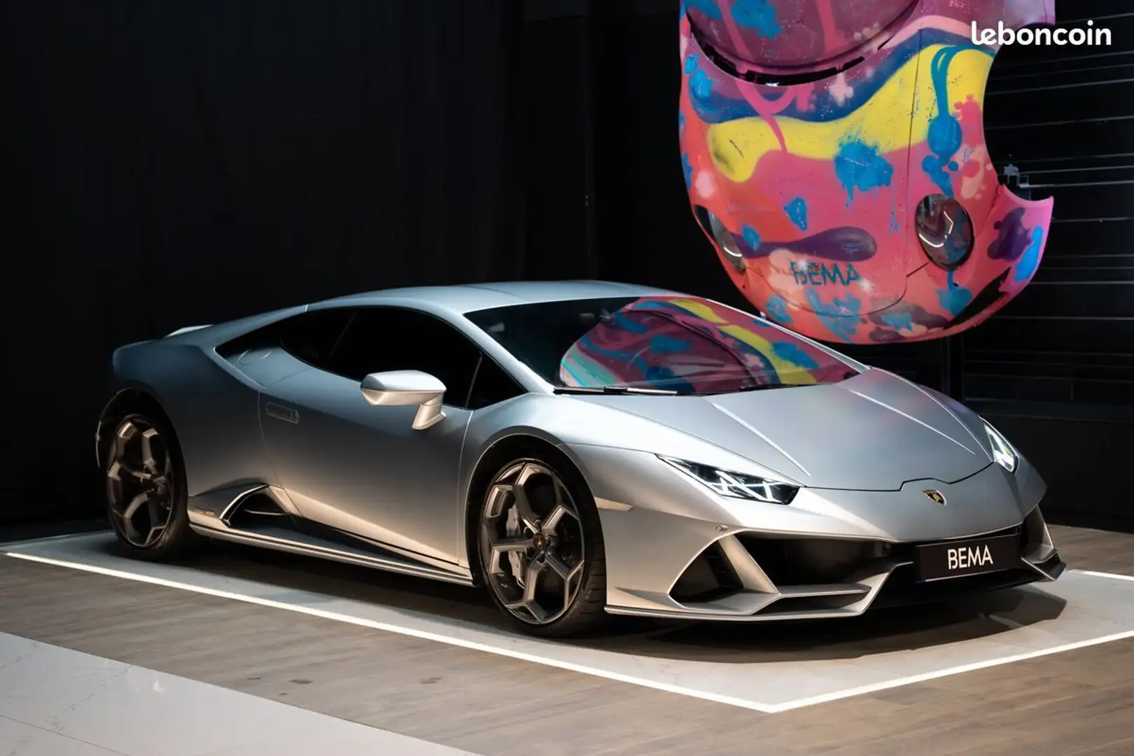 Lamborghini Huracán HURACÁN EVO V10 5.2L 640CH | Malus Payé TVA Apparente Lift Caméra de Recul Sièges Électriques et Chauffants À partir 1980 Gri - 1