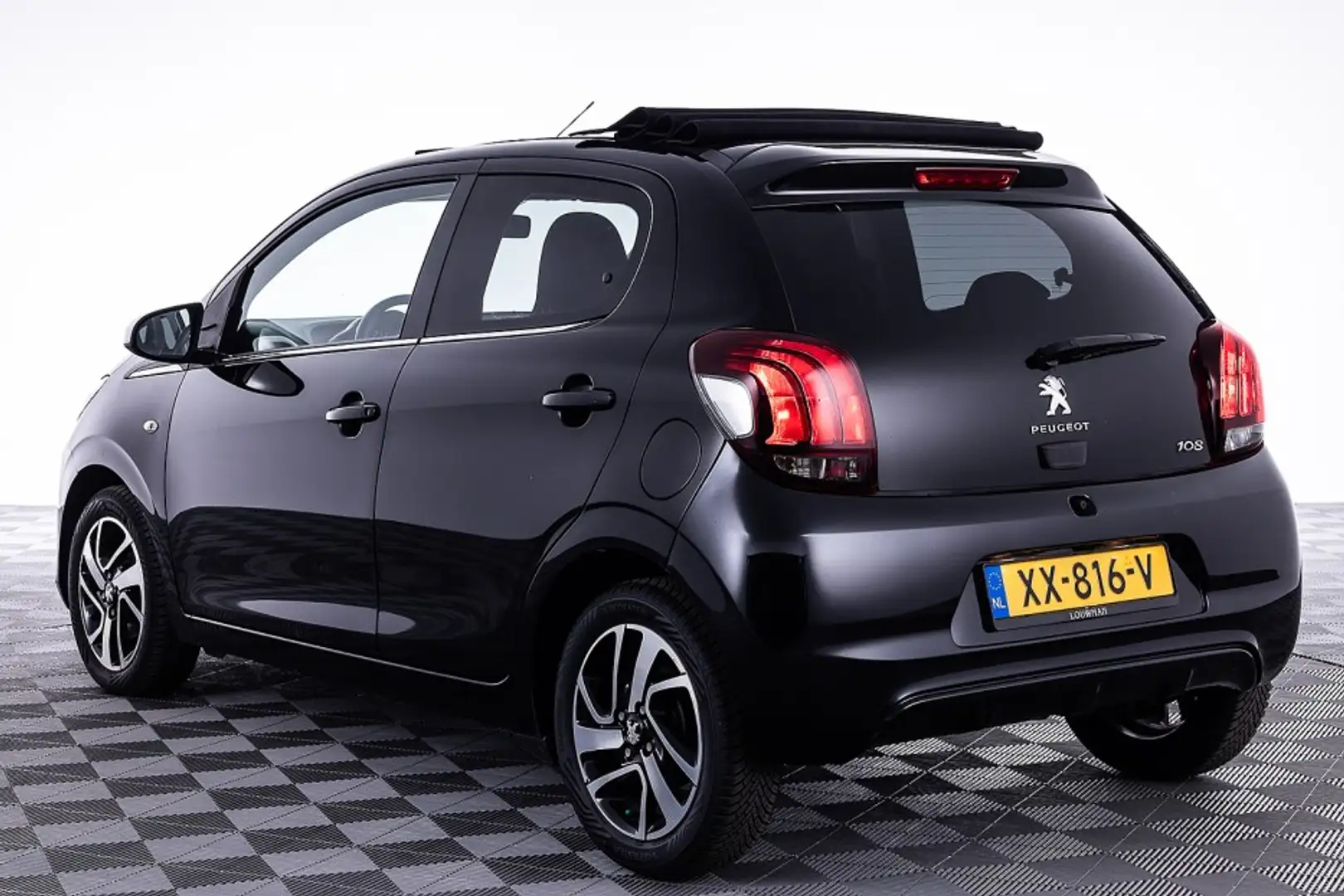 Peugeot 108 1.0 e-VTi Allure TOP! SCHUIFDAK | ECC | VELGEN | A Zwart - 2