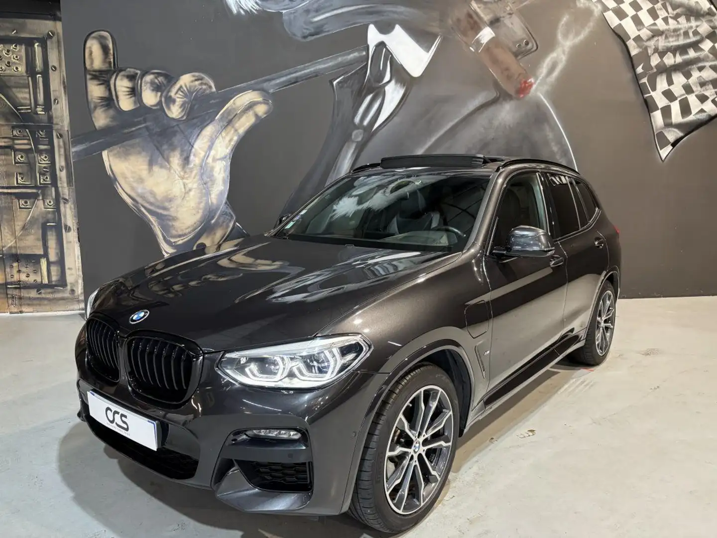 BMW X3 xDrive30e 292ch M Sport BVA8 Toit ouvrant / Attelage Grau - 2