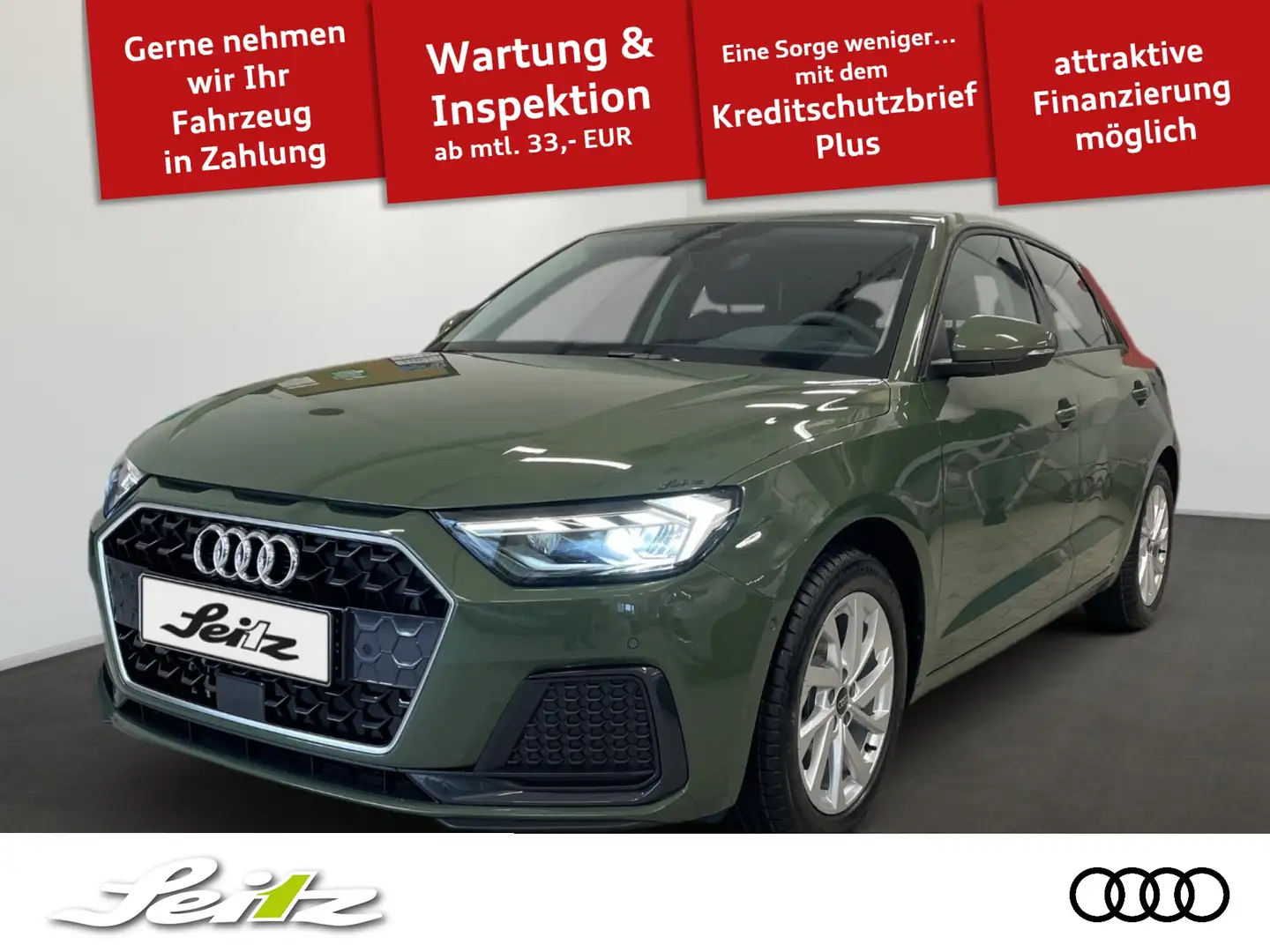 Audi A1 Sportback 30 TFSI advanced *LED*PDC*SITZH* Grün - 1