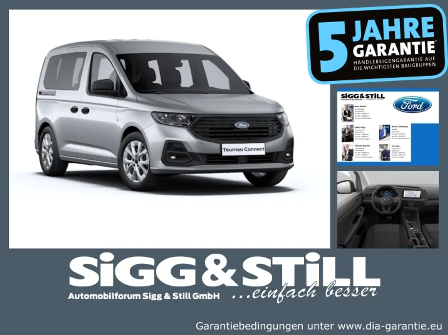Ford Tourneo Courier Trend 1.0I **NEUES MODELL** NAVI Silver - 1