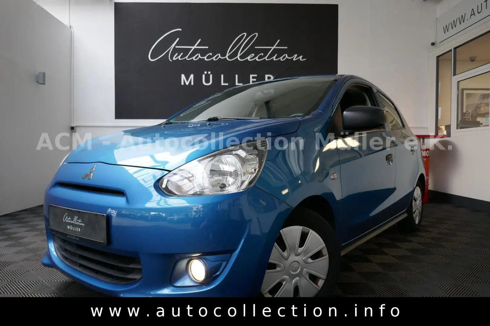 Mitsubishi Space Star Light*1.Hand*Scheckheft*Klima*Radio* Blau - 1