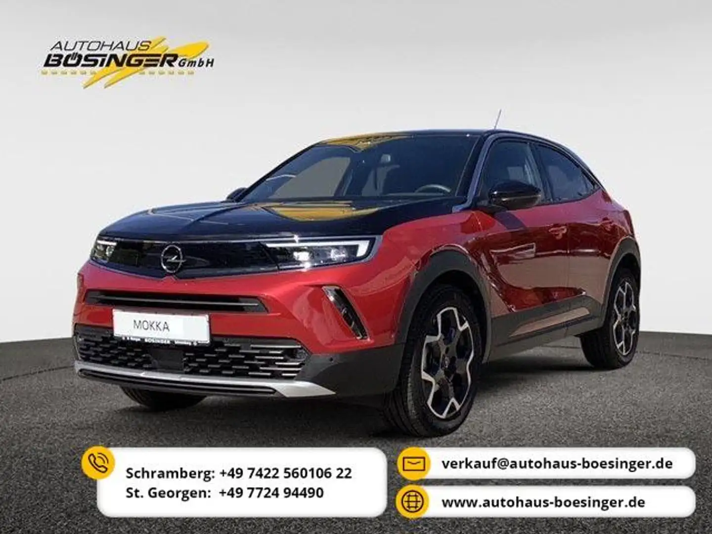 Opel Mokka Ultimate 1. Hand U-frei Rood - 1