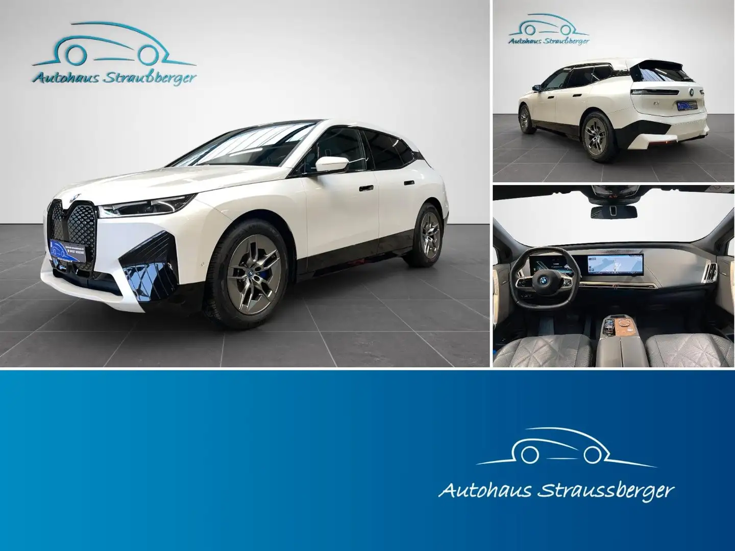 BMW iX 50 xDrive Sport AHK ACC PANO H/K 360° LASER Biały - 1